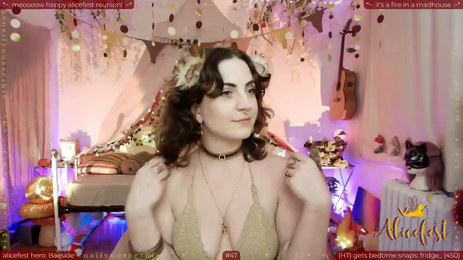 Gallery image thumbnail from aliceisonfire's myfreecams stream on, 09/02/2026, 04:44 image 3 of 20