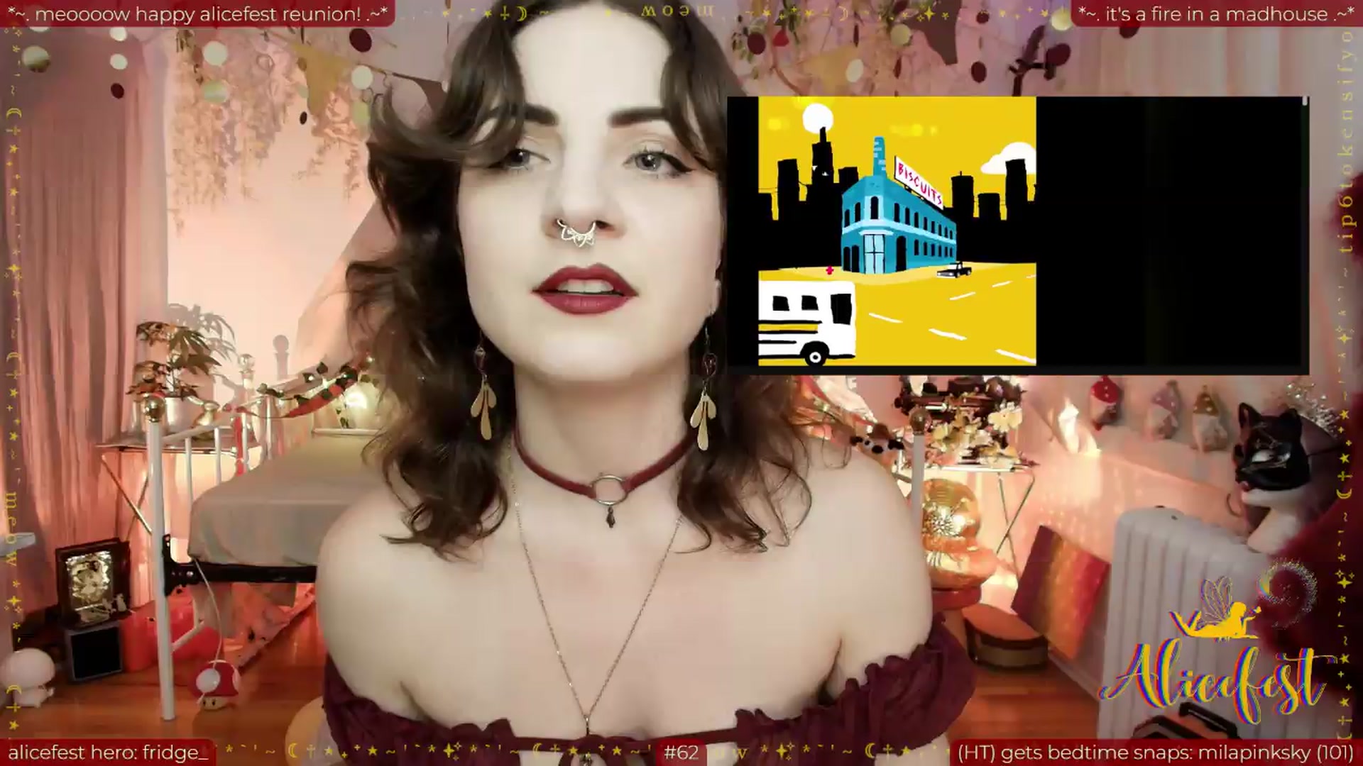 Gallery image thumbnail from aliceisonfire's myfreecams stream on, 09/04/2026, 06:17 image 3 of 20