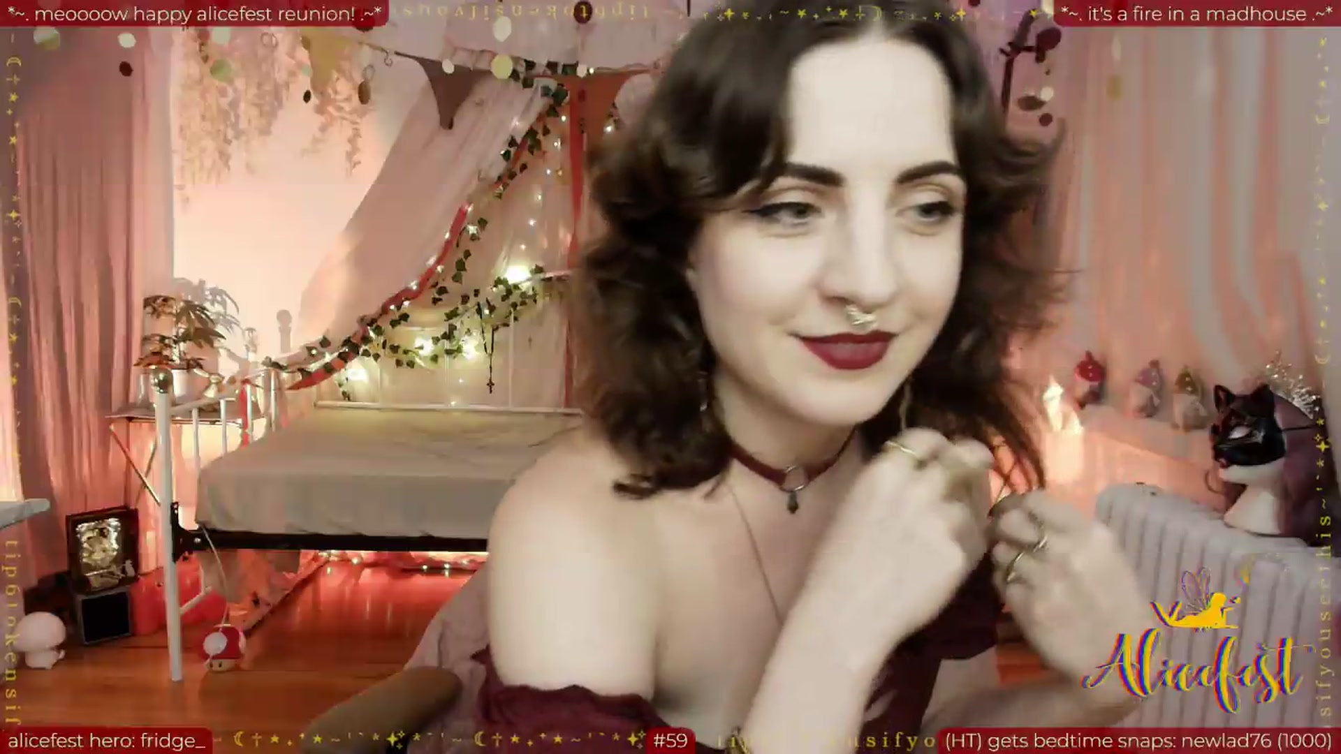 Gallery image thumbnail from aliceisonfire's myfreecams stream on, 09/04/2026, 06:17 image 16 of 20