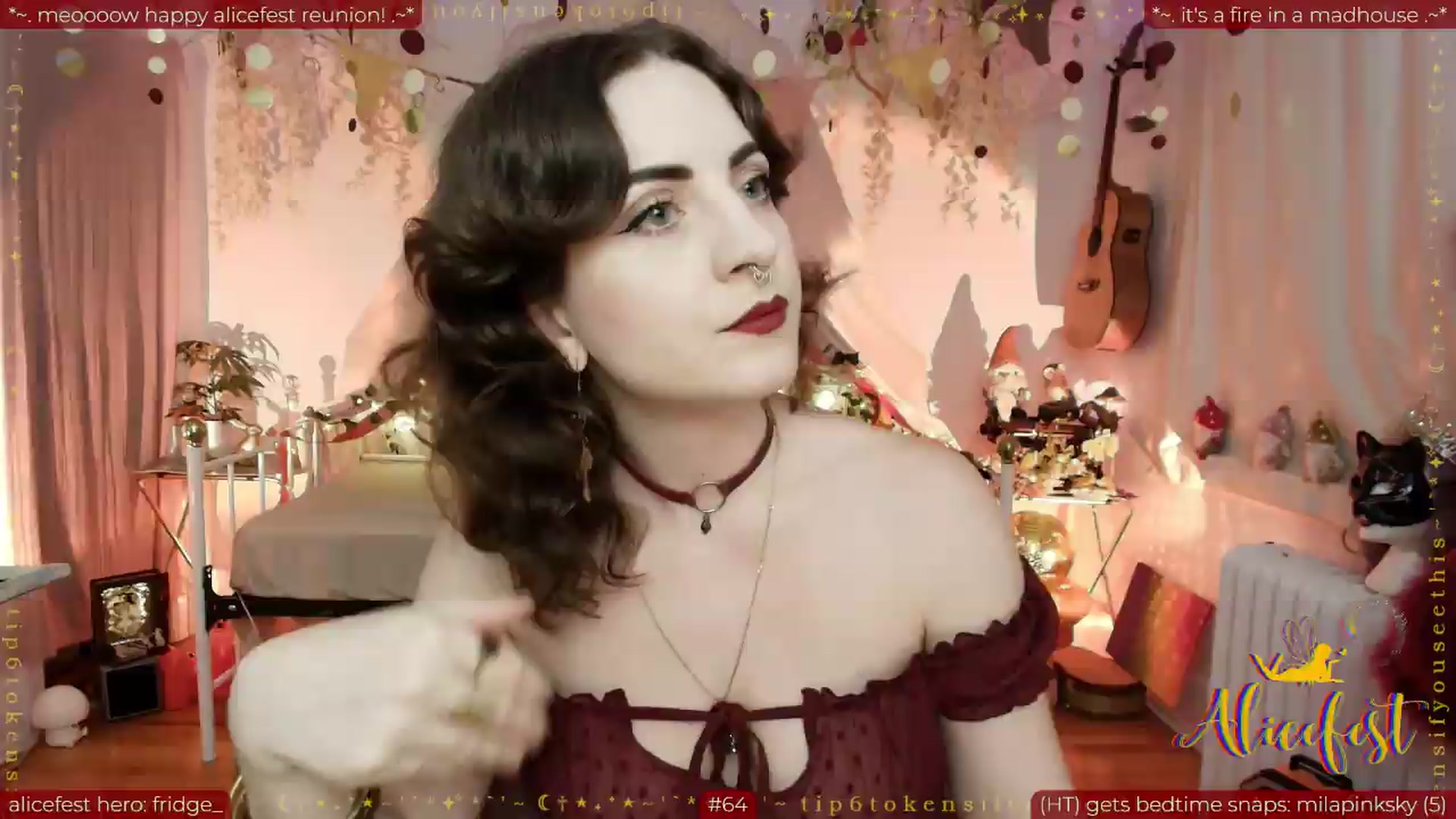 Gallery image thumbnail from aliceisonfire's myfreecams stream on, 09/04/2026, 06:17 image 1 of 20