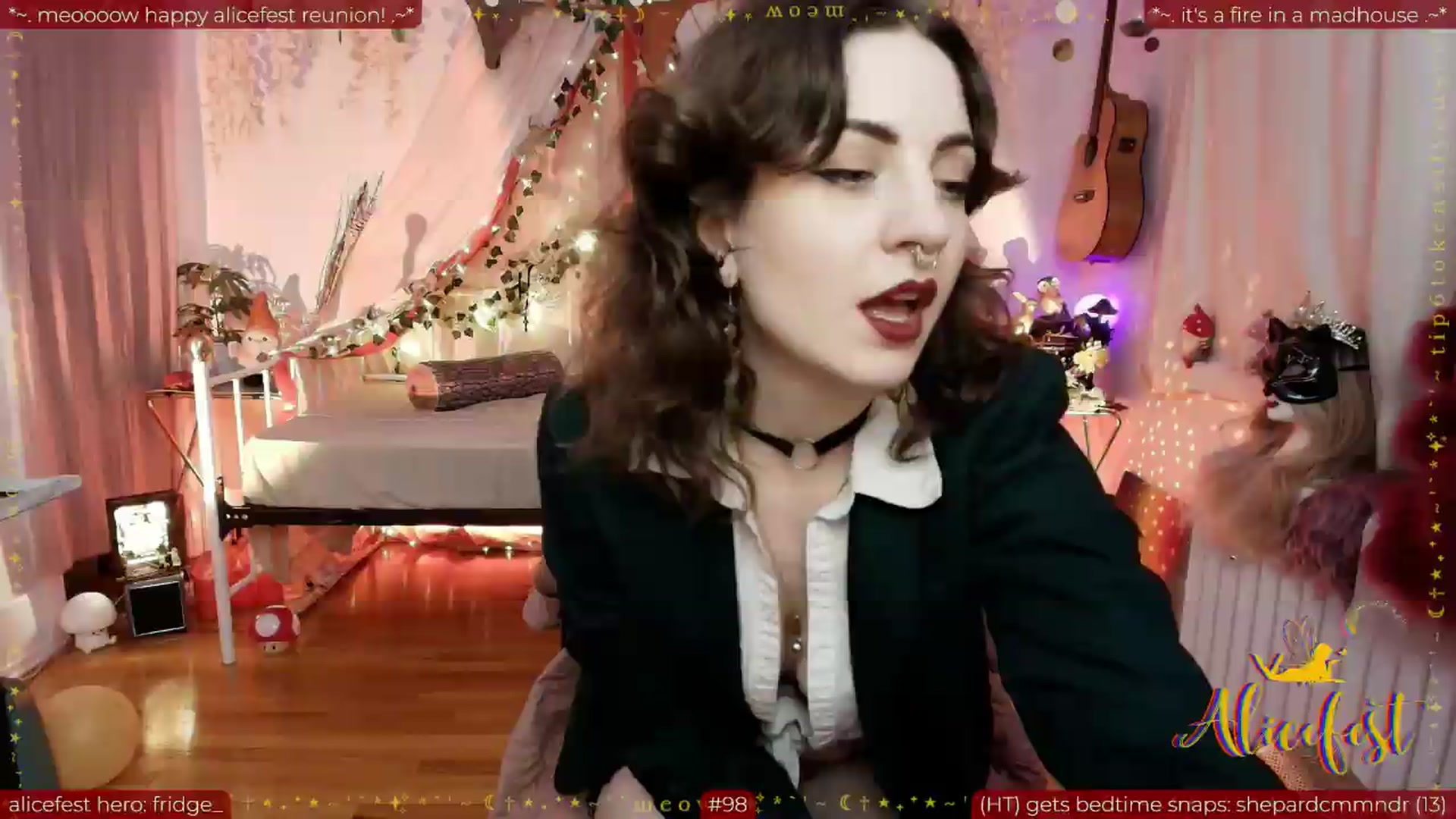 Gallery image thumbnail from aliceisonfire's myfreecams stream on, 09/12/2026, 06:56 image 1 of 20