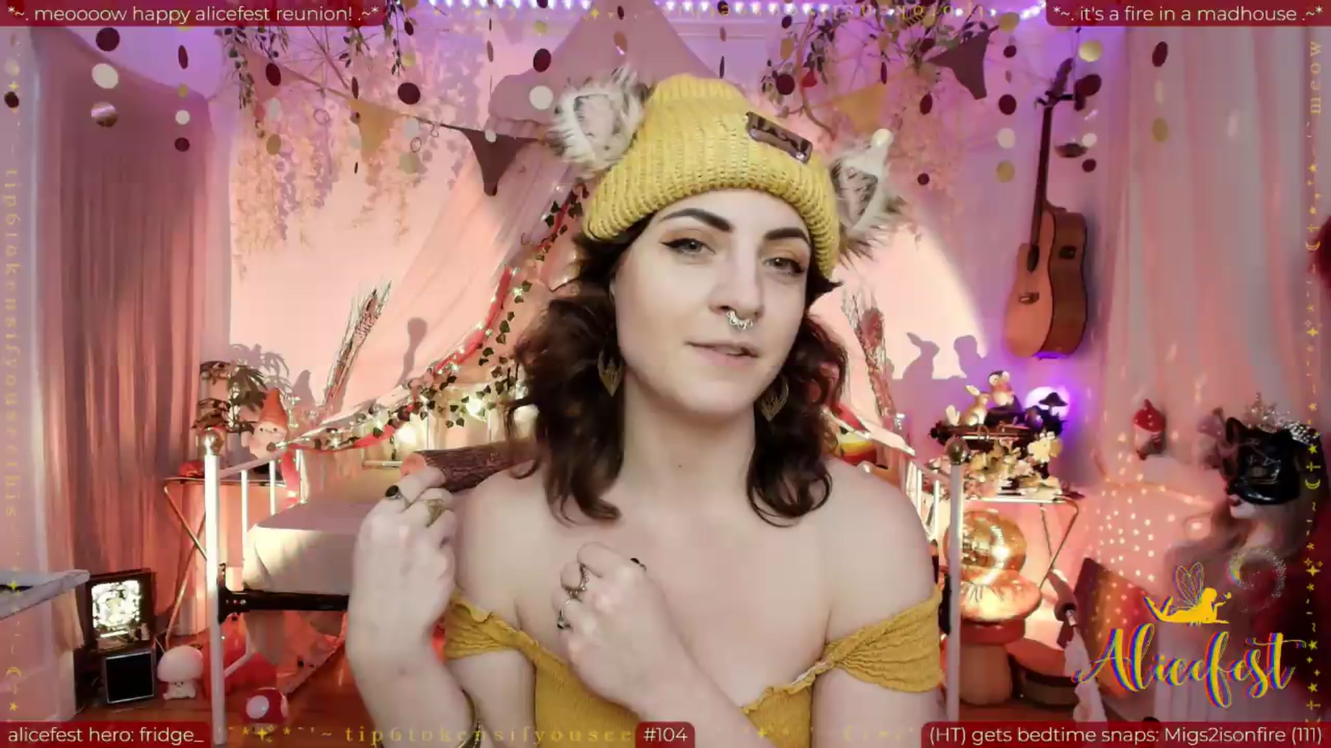 Gallery image thumbnail from aliceisonfire's myfreecams stream on, 09/14/2026, 08:10 image 7 of 20