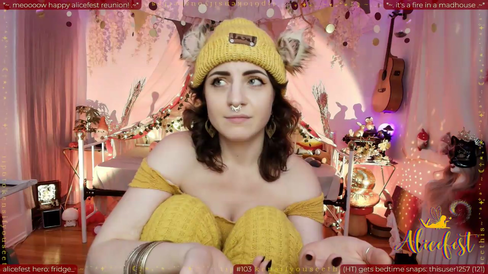 Gallery image thumbnail from aliceisonfire's myfreecams stream on, 09/14/2026, 08:10 image 17 of 20