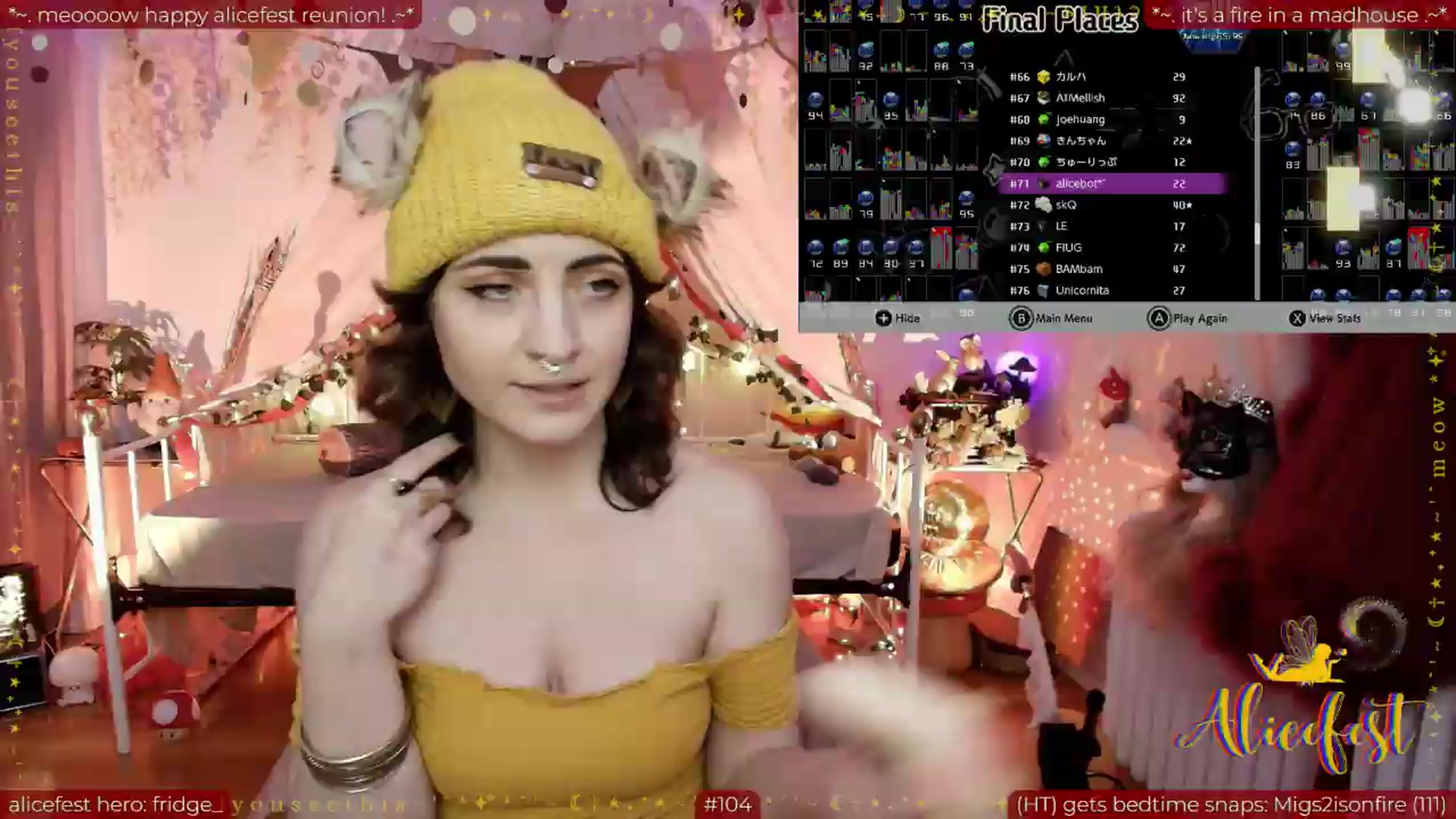 Gallery image thumbnail from aliceisonfire's myfreecams stream on, 09/14/2026, 08:10 image 8 of 20