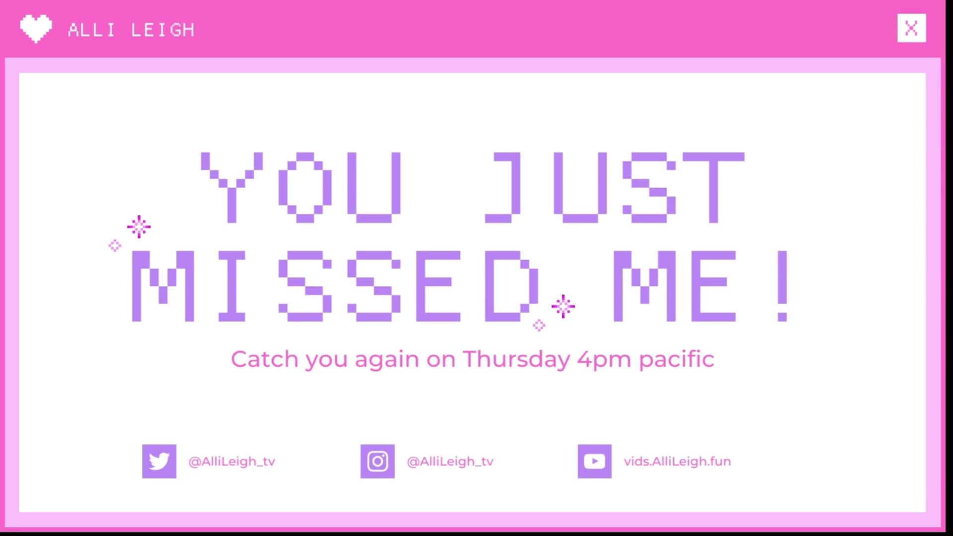 Gallery image thumbnail from alli_leigh's myfreecams stream on, 08/07/2024, 03:06 image 20 of 20
