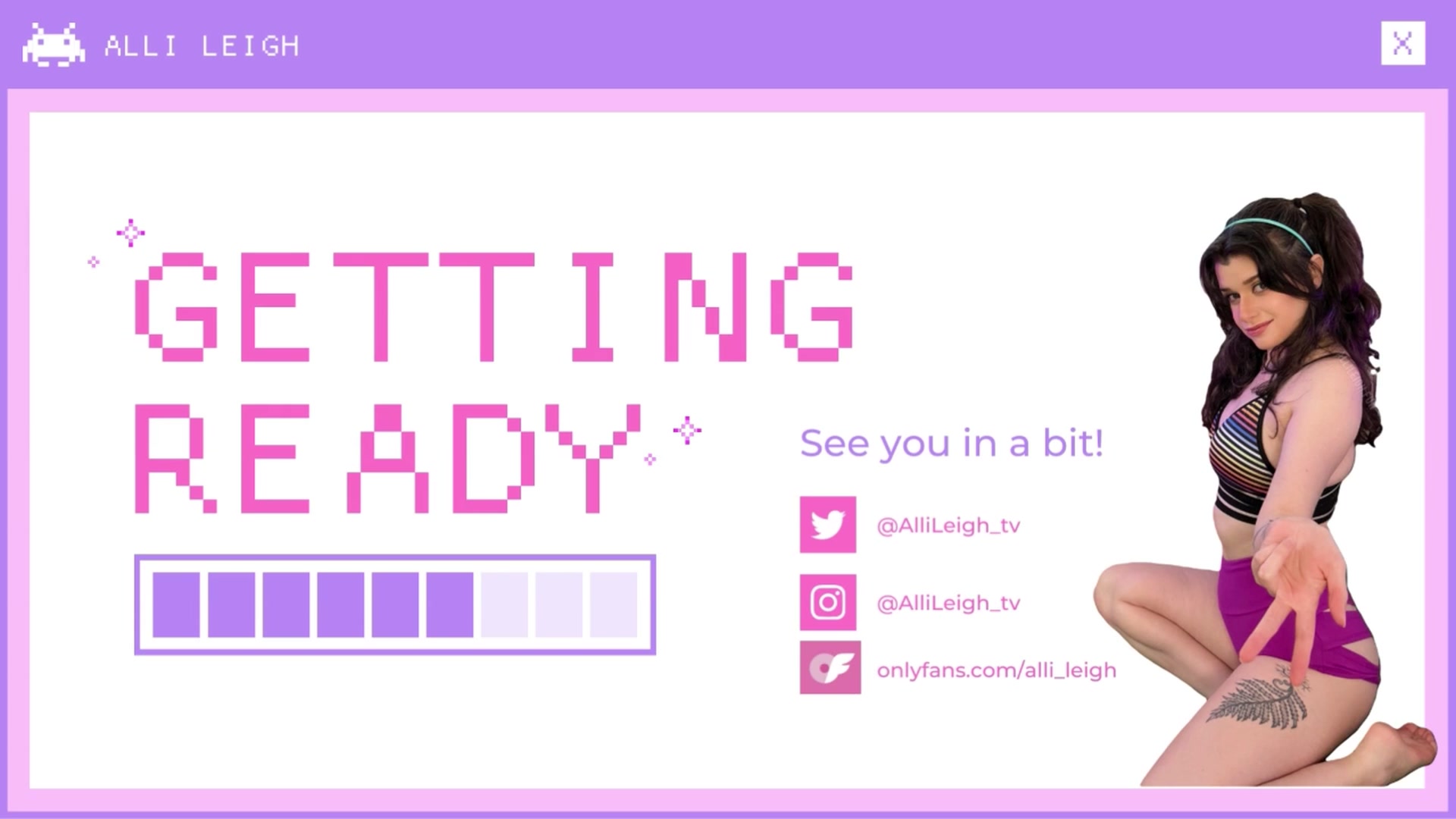 Gallery image thumbnail from alli_leigh's myfreecams stream on, 05/14/2025, 24:01 image 1 of 20