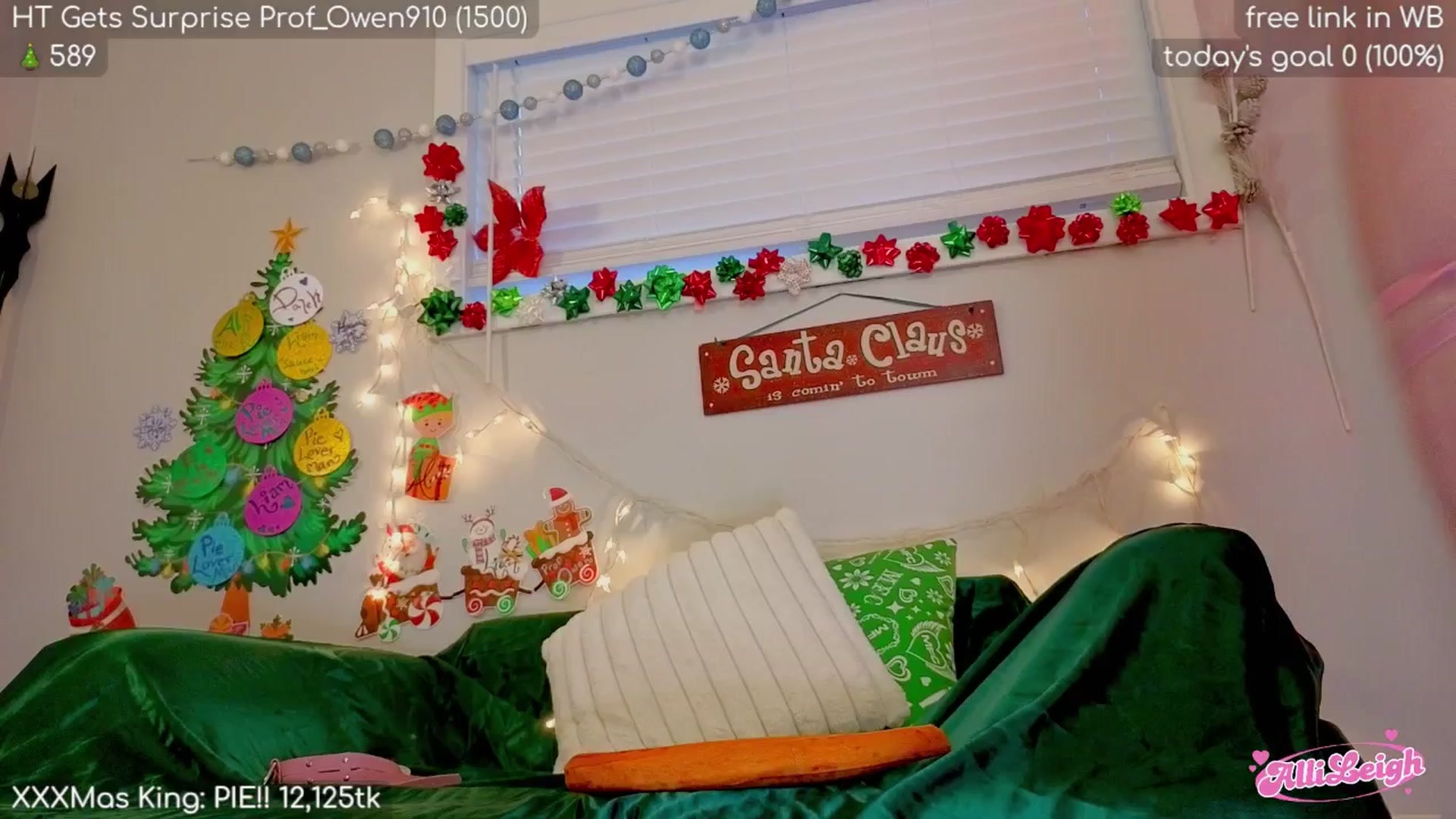 Gallery image thumbnail from alli_leigh's myfreecams stream on, 12/25/2025, 01:15 image 11 of 20