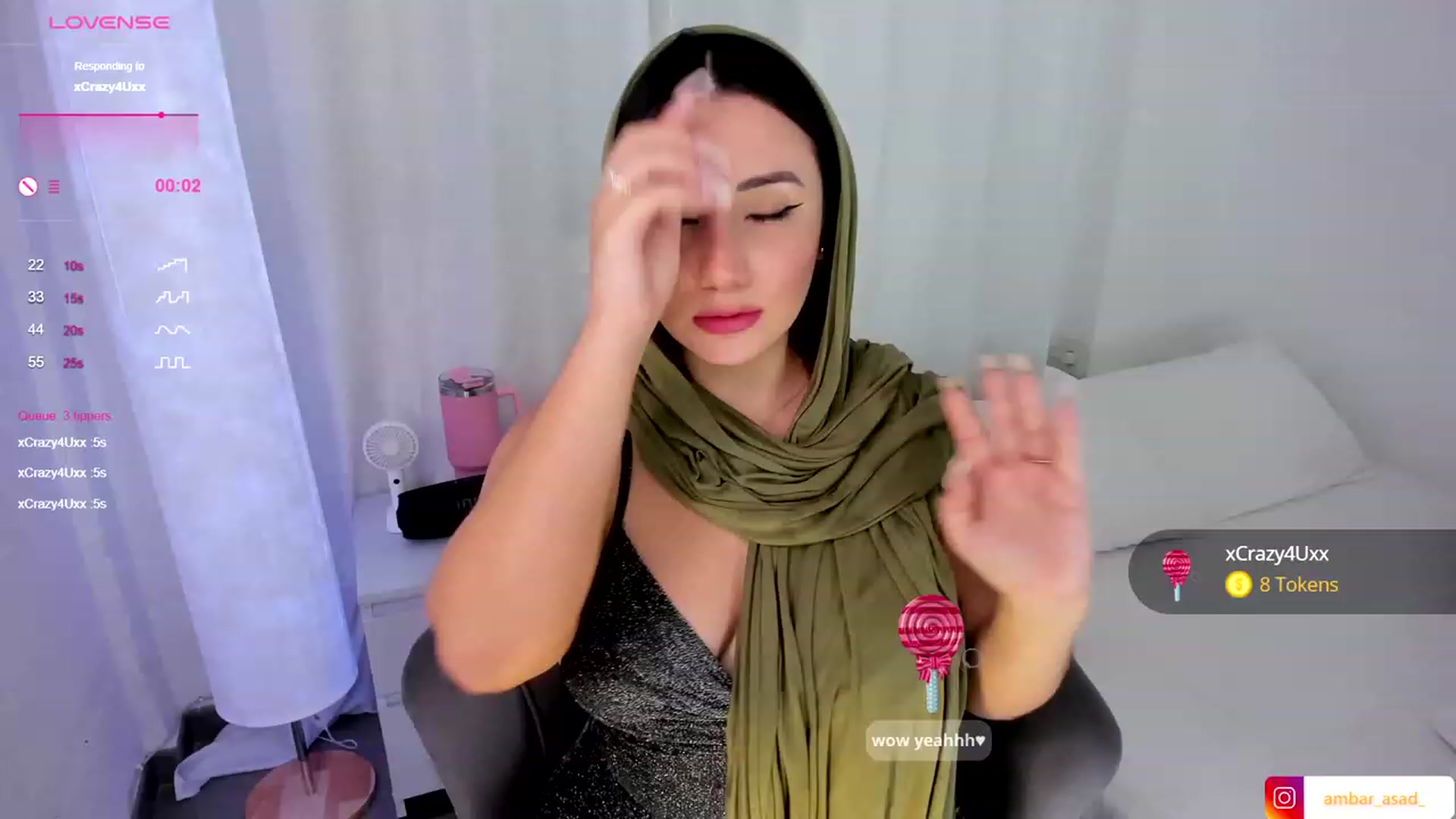 Gallery image thumbnail from ambarasad's myfreecams stream on, 11/05/2023, 20:04 image 4 of 20