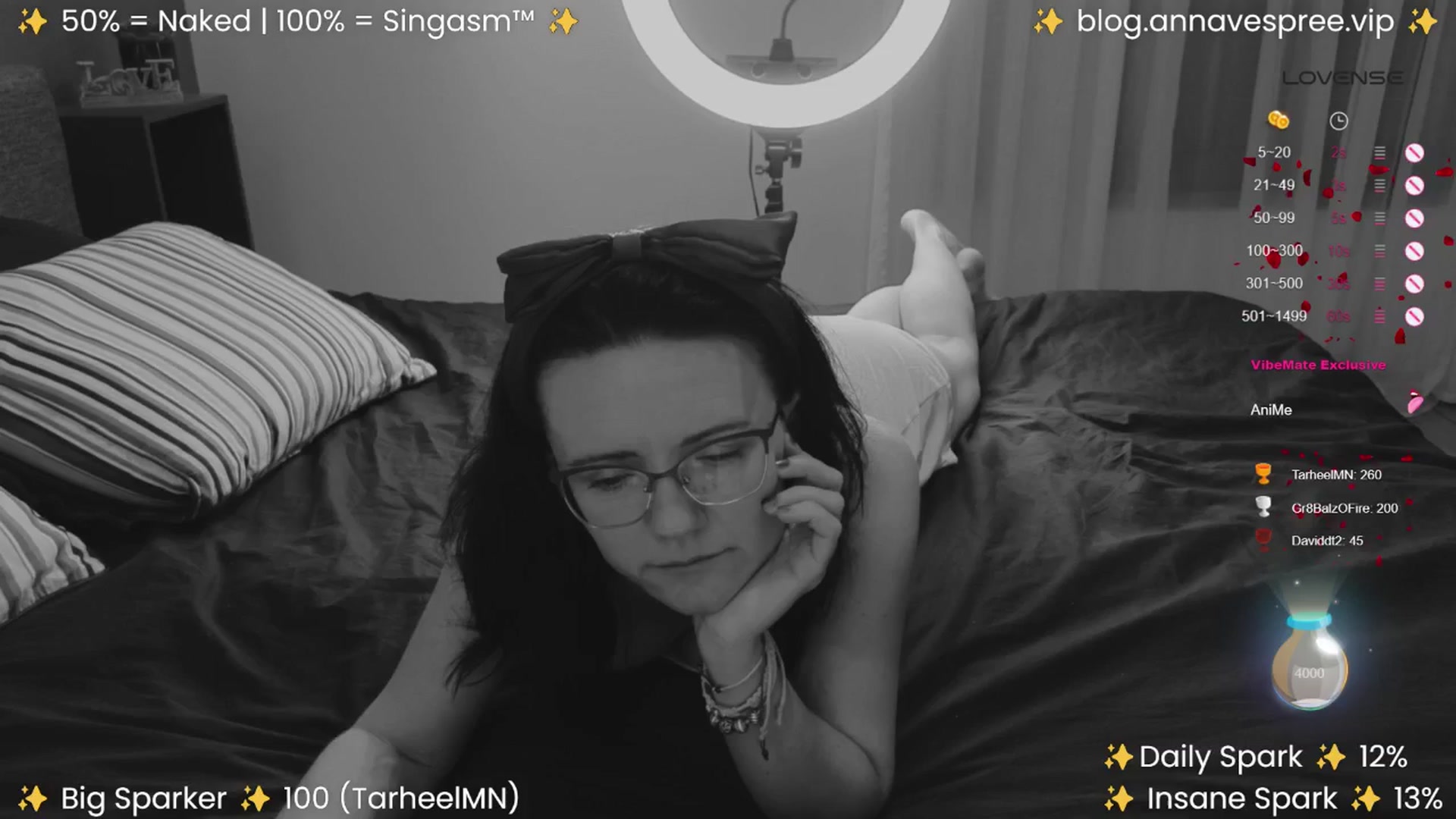 Gallery image thumbnail from annavespree's myfreecams stream on, 07/29/2024, 21:53 image 1 of 20