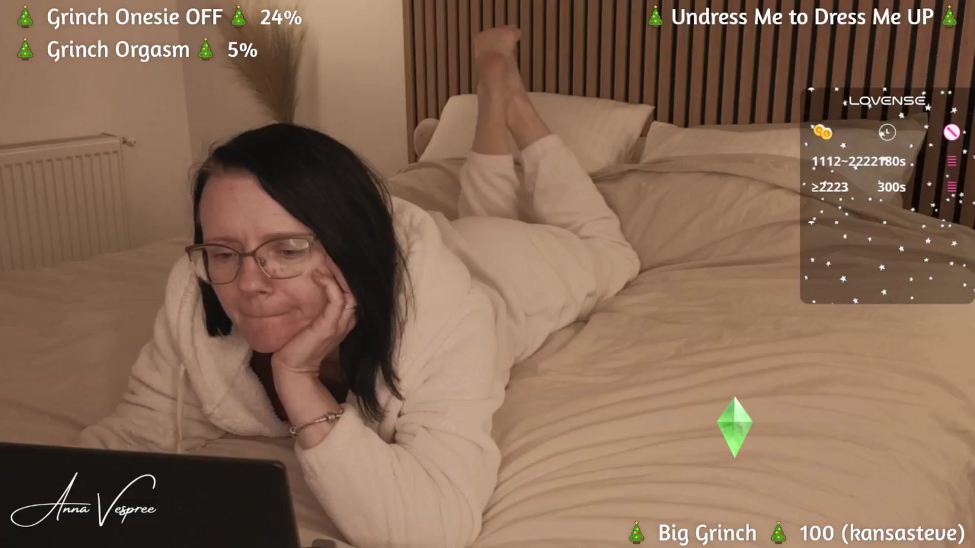 Gallery image thumbnail from annavespree's myfreecams stream on, 12/17/2024, 21:36 image 6 of 20