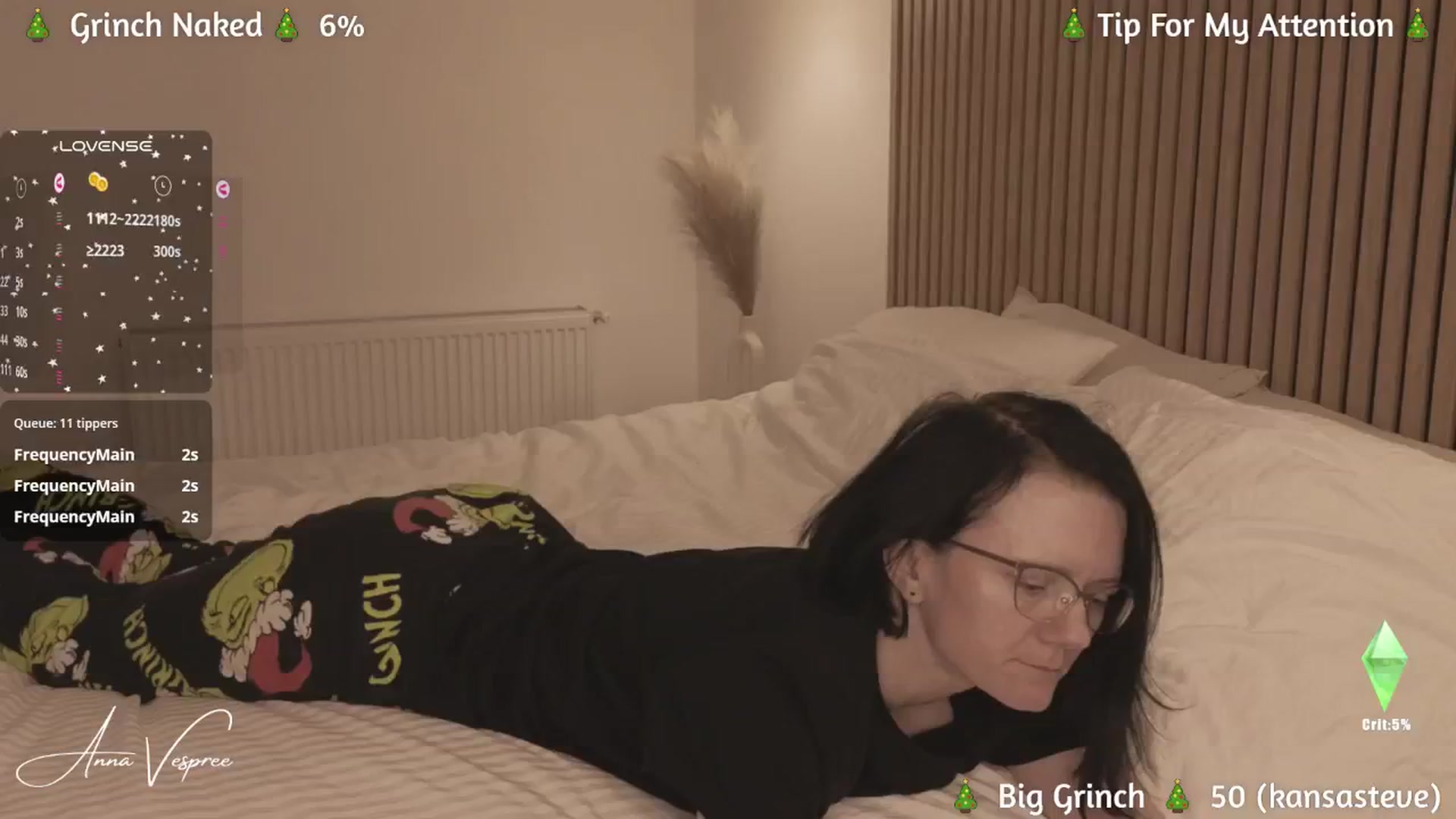 Gallery image thumbnail from annavespree's myfreecams stream on, 12/22/2024, 20:11 image 2 of 20