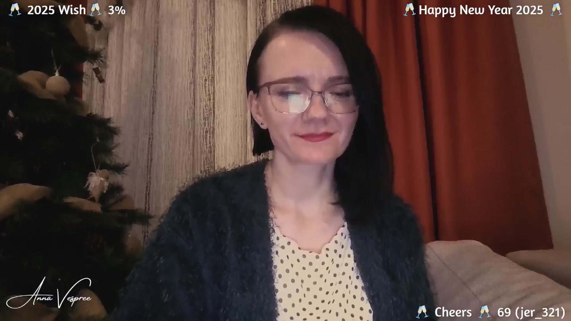 Gallery image thumbnail from annavespree's myfreecams stream on, 12/31/2024, 19:32 image 7 of 20