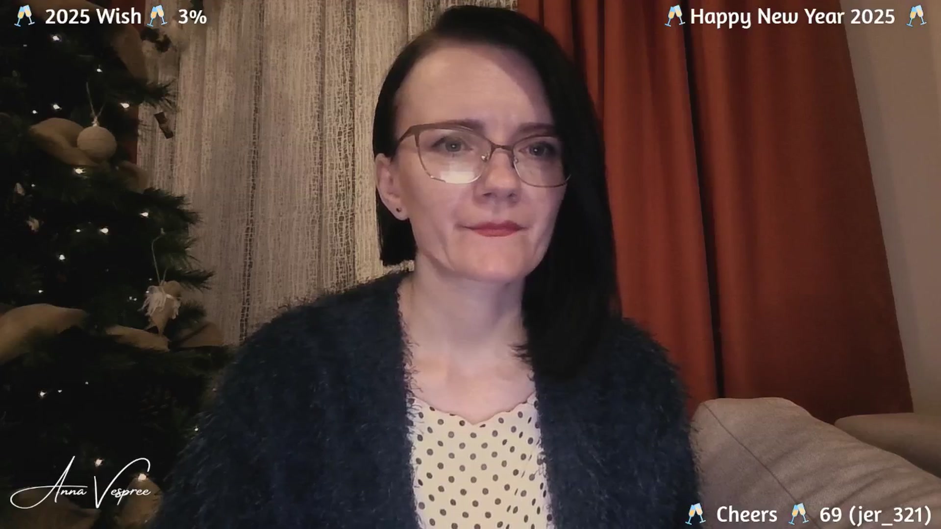 Gallery image thumbnail from annavespree's myfreecams stream on, 12/31/2024, 19:32 image 4 of 20