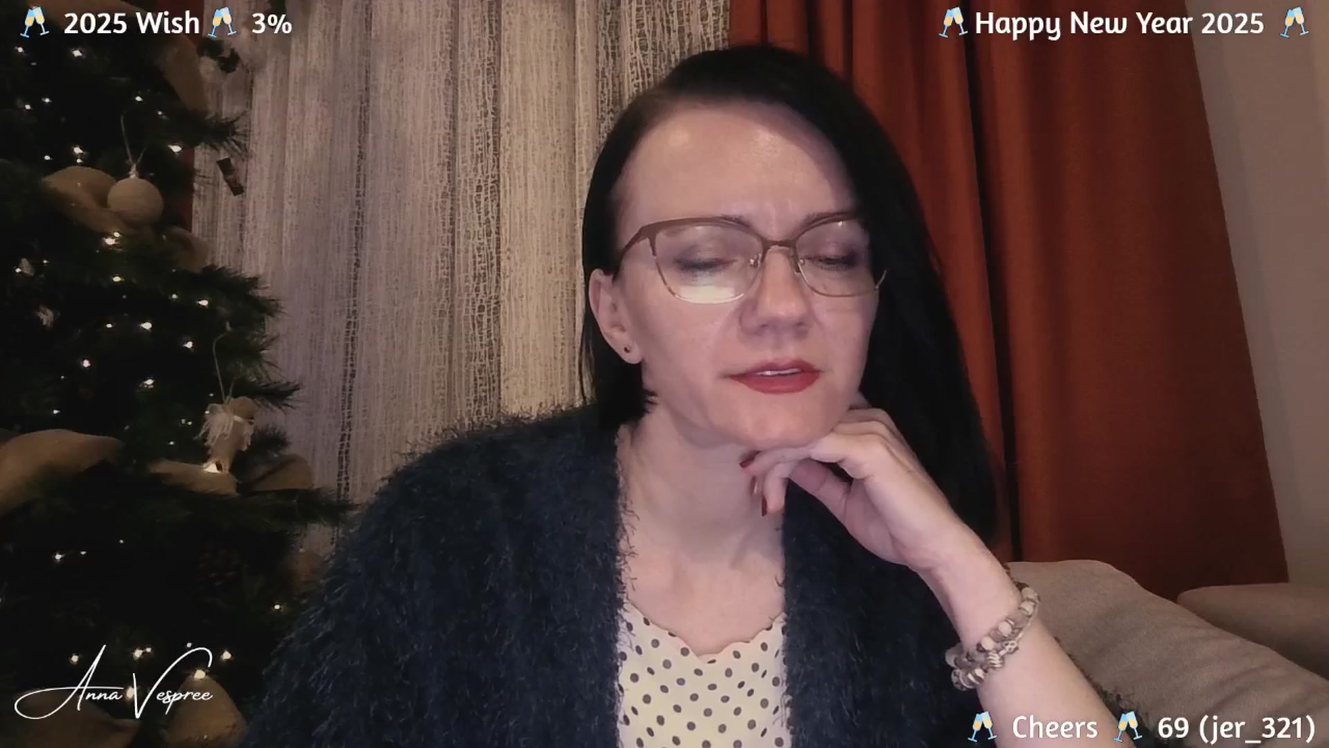 Gallery image thumbnail from annavespree's myfreecams stream on, 12/31/2024, 19:32 image 6 of 20