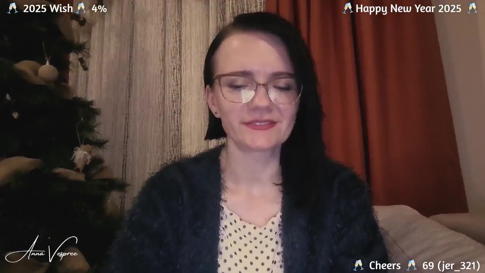 Gallery image thumbnail from annavespree's myfreecams stream on, 12/31/2024, 19:32 image 19 of 20
