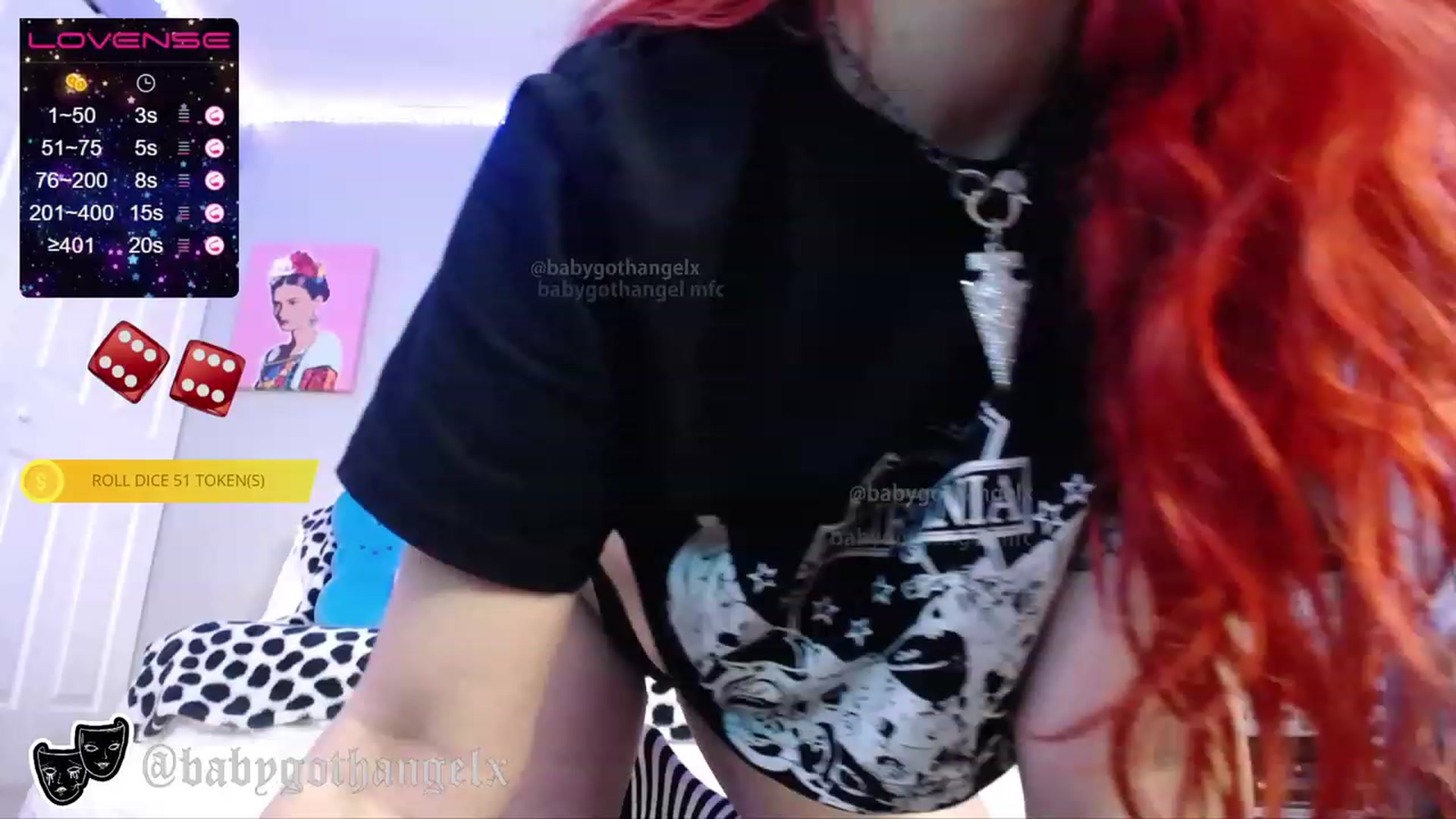 Gallery image thumbnail from babygothangel's myfreecams stream on, 11/19/2022, 02:53 image 15 of 20