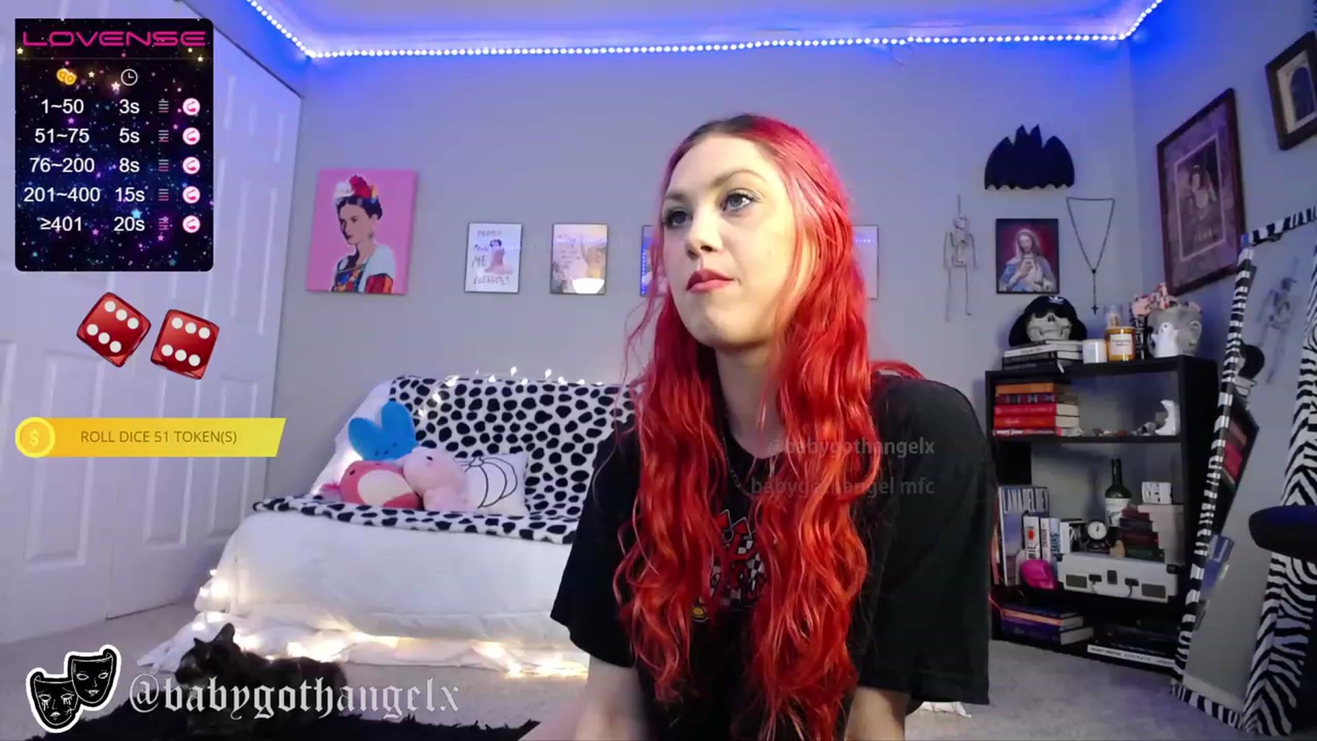 Gallery image thumbnail from babygothangel's myfreecams stream on, 11/24/2022, 05:07 image 12 of 20