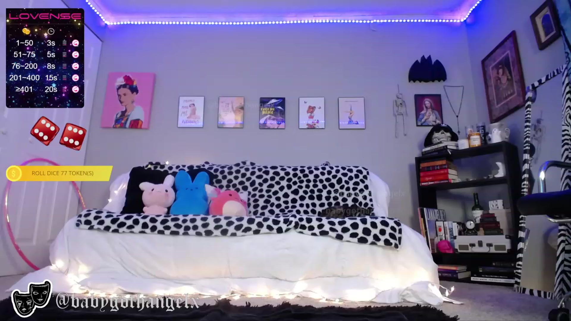 Gallery image thumbnail from babygothangel's myfreecams stream on, 11/29/2022, 01:40 image 20 of 20