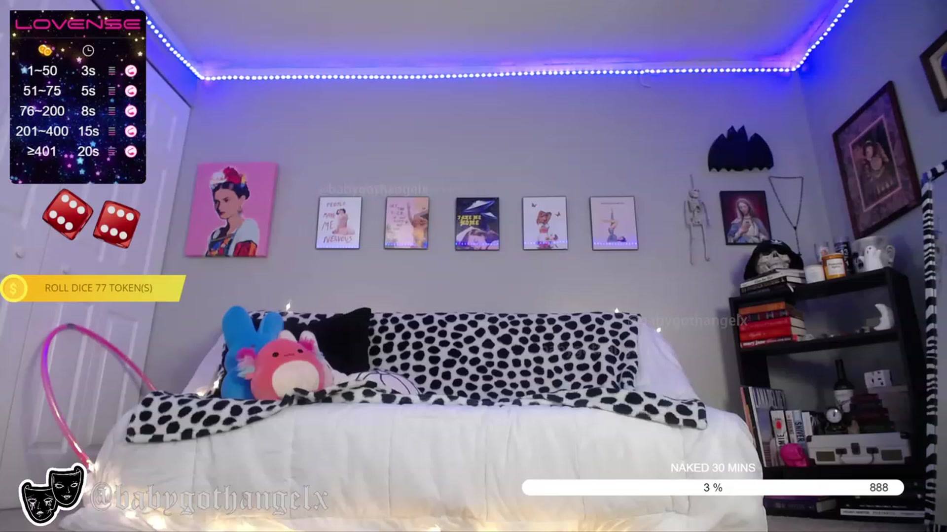 Gallery image thumbnail from babygothangel's myfreecams stream on, 12/16/2022, 13:51 image 3 of 20