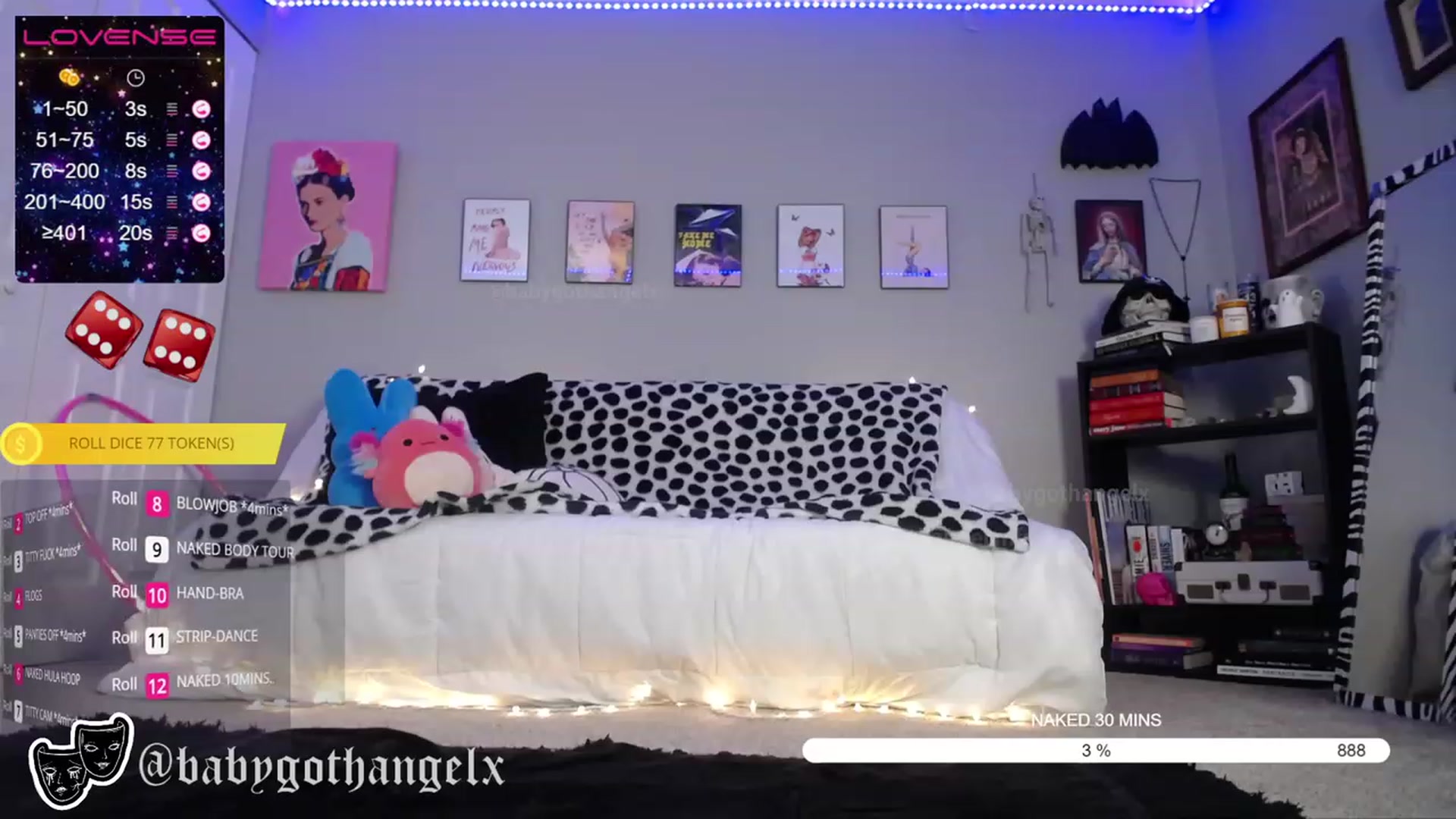 Gallery image thumbnail from babygothangel's myfreecams stream on, 12/16/2022, 13:51 image 6 of 20