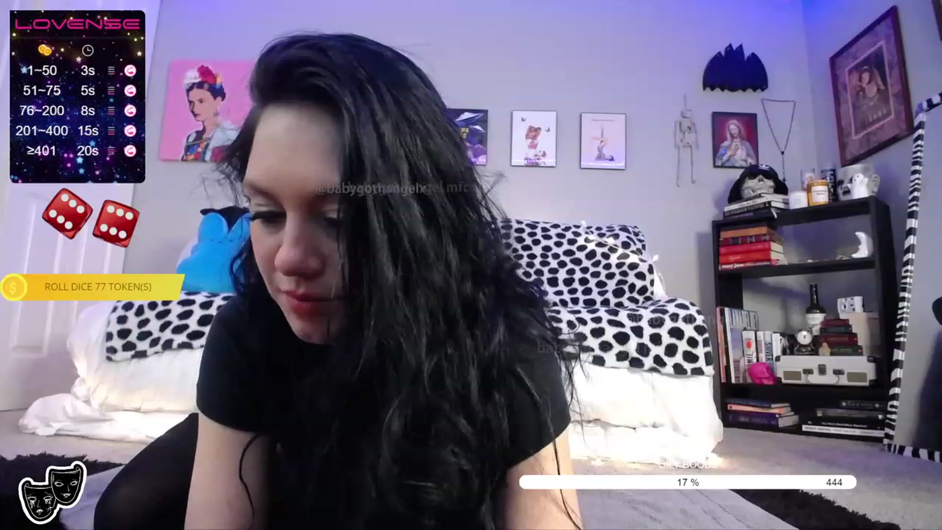 Gallery image thumbnail from babygothangel's myfreecams stream on, 01/25/2023, 12:25 image 11 of 20