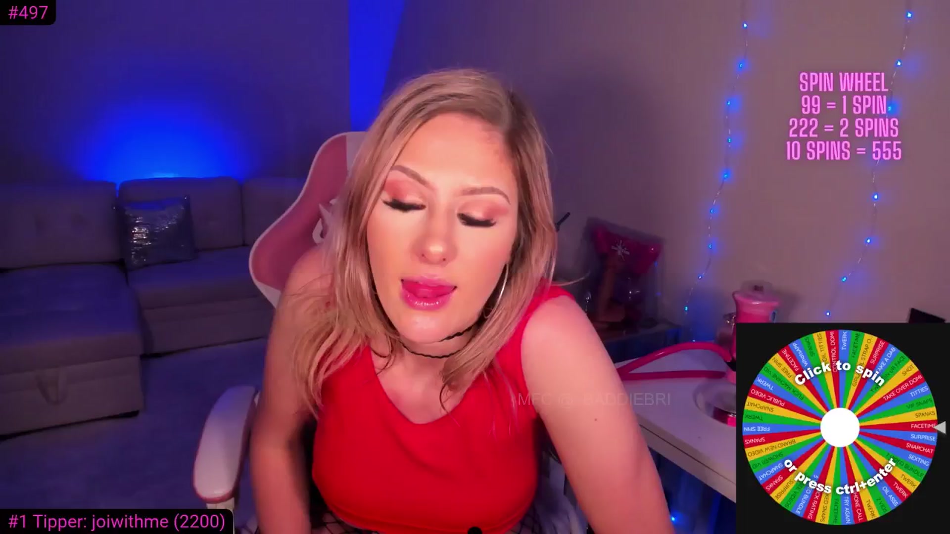 Gallery image thumbnail from baddiebri's myfreecams stream on, 05/18/2025, 11:14 image 16 of 20