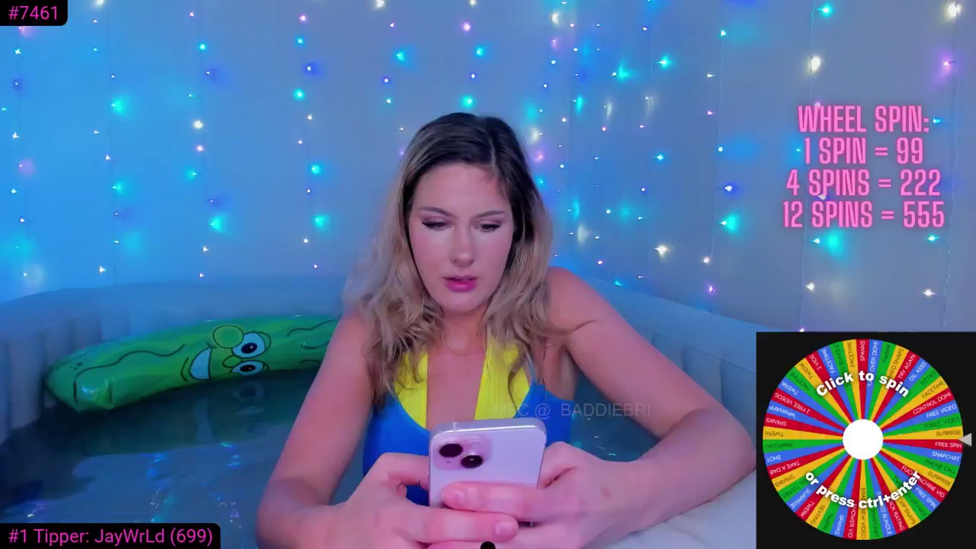 Gallery image thumbnail from baddiebri's myfreecams stream on, 07/23/2025, 23:26 image 7 of 20