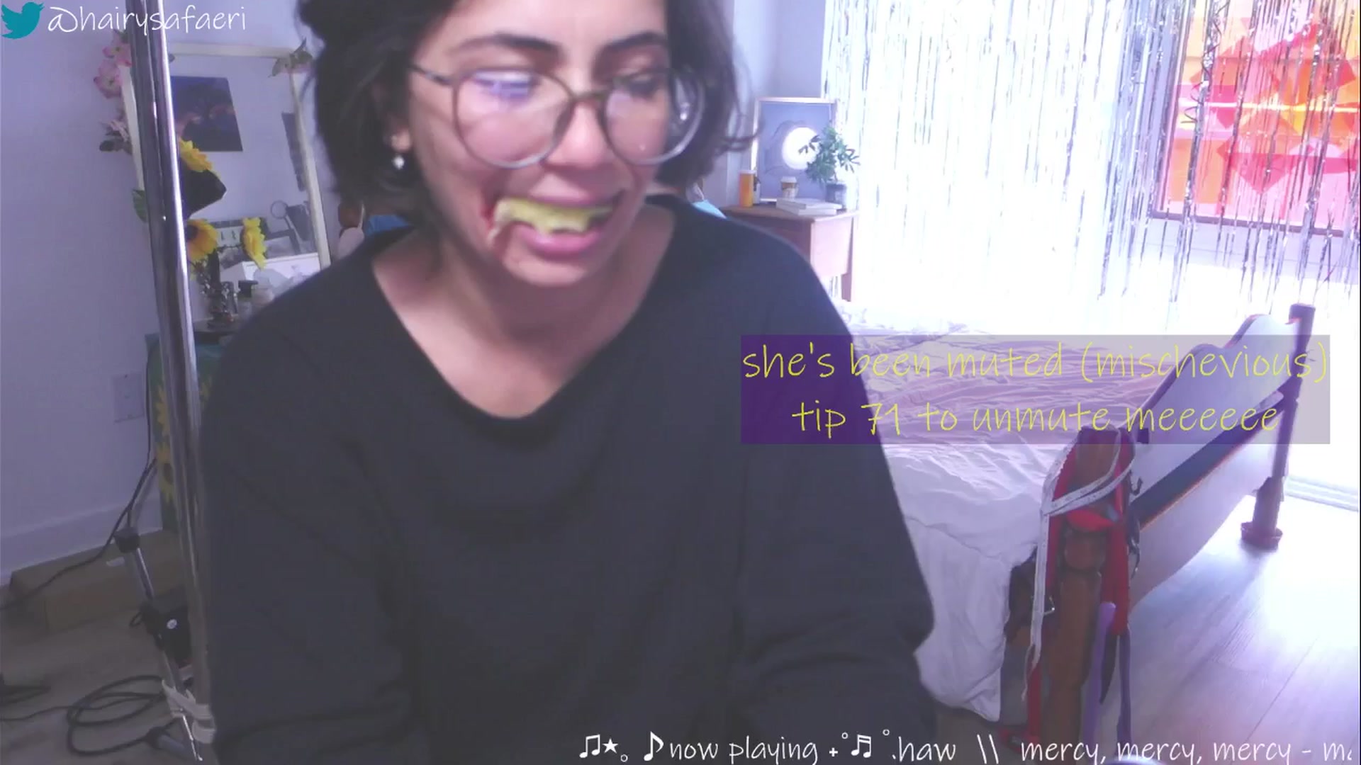Gallery image thumbnail from barelysafaeri's myfreecams stream on, 05/25/2025, 19:44 image 14 of 20