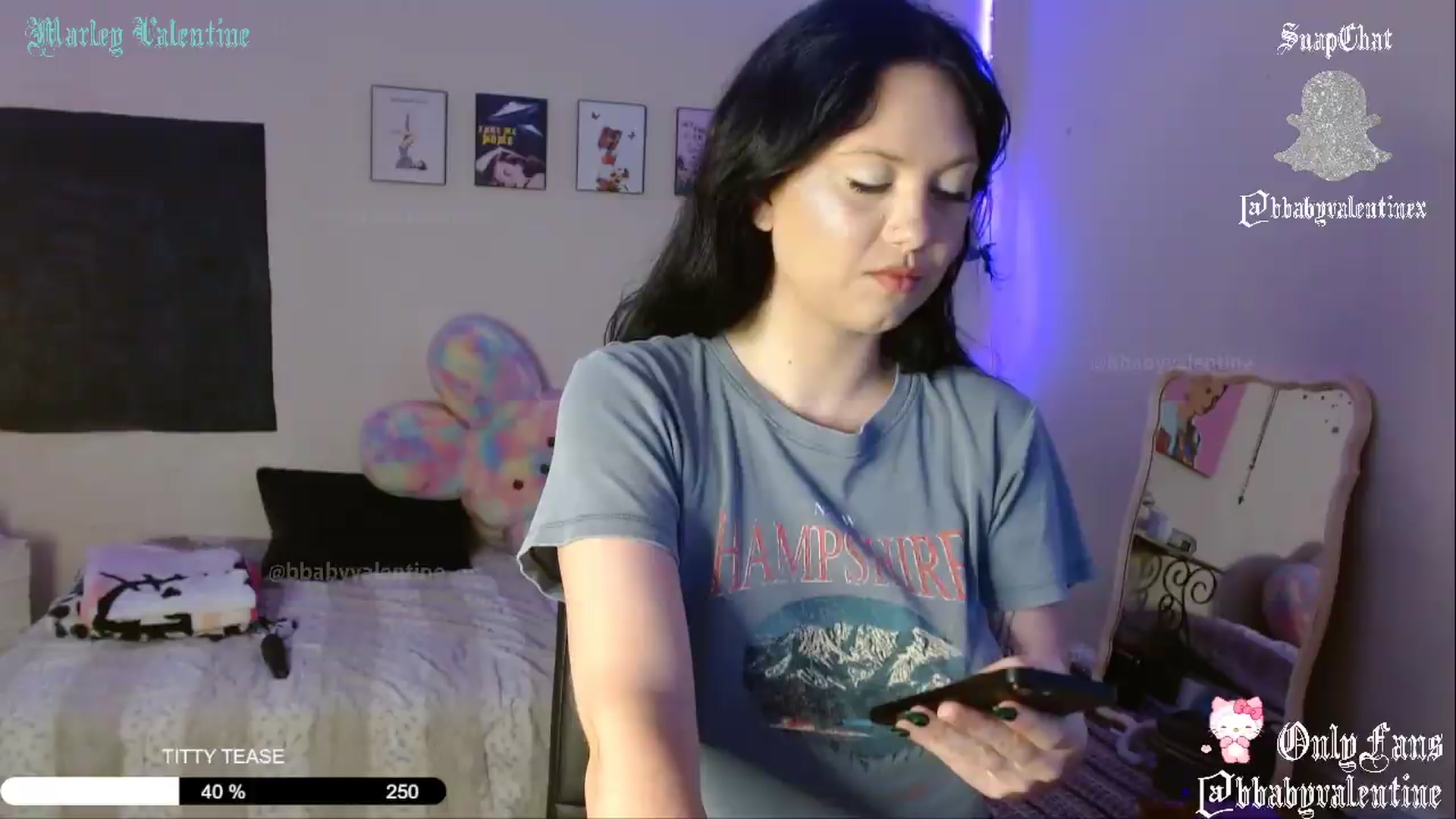 Gallery image thumbnail from bbyvalentinex's myfreecams stream on, 05/21/2026, 14:52 image 17 of 20
