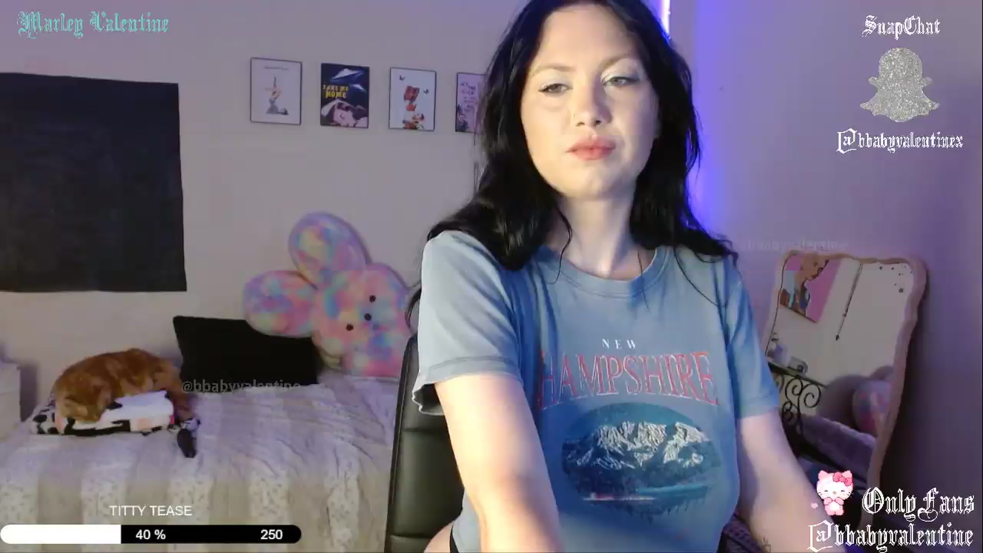 Gallery image thumbnail from bbyvalentinex's myfreecams stream on, 05/21/2026, 14:52 image 1 of 20