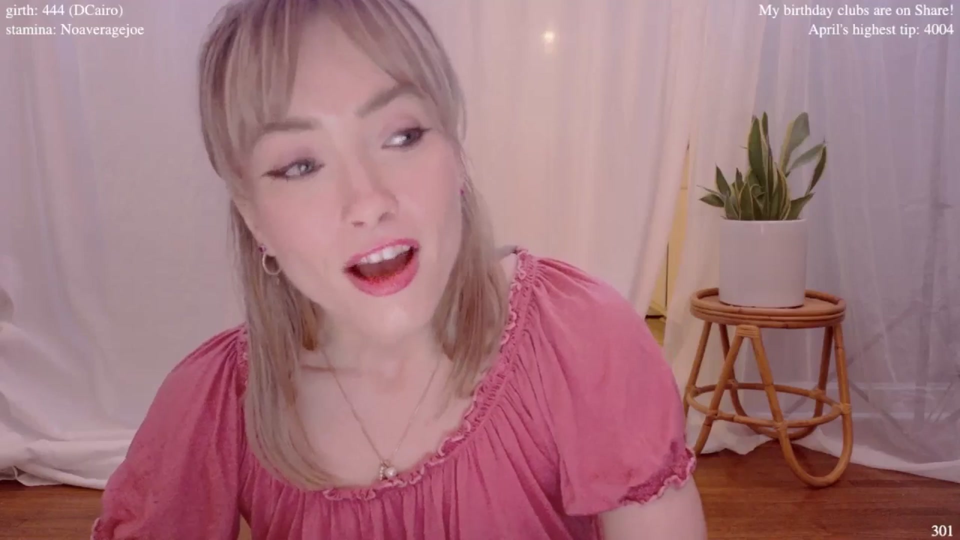 Gallery image thumbnail from bdaycolette's myfreecams stream on, 04/02/2025, 20:12 image 19 of 20