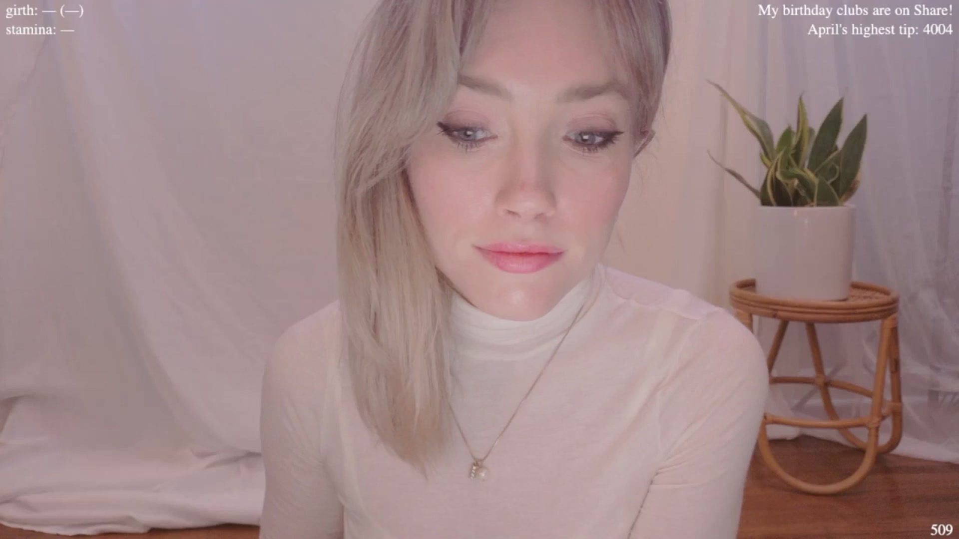 Gallery image thumbnail from bdaycolette's myfreecams stream on, 04/03/2025, 20:14 image 1 of 20