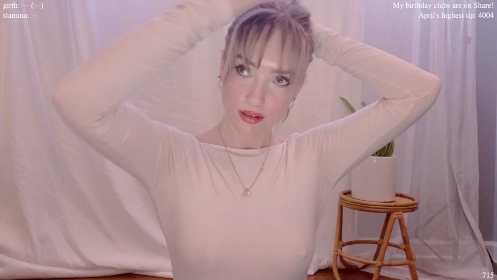 Gallery image thumbnail from bdaycolette's myfreecams stream on, 04/07/2025, 20:02 image 1 of 20