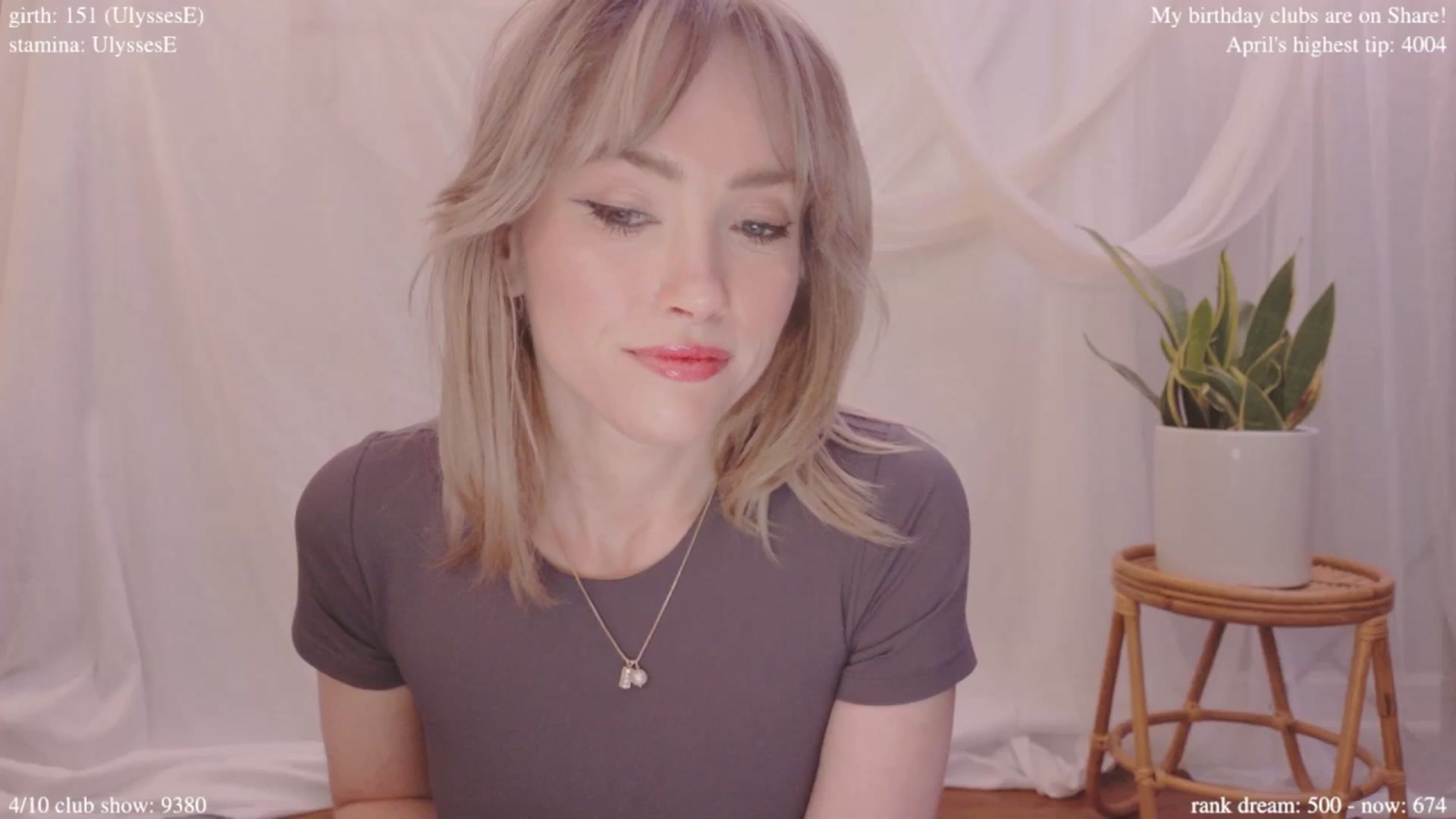 Gallery image thumbnail from bdaycolette's myfreecams stream on, 04/08/2025, 20:17 image 1 of 20