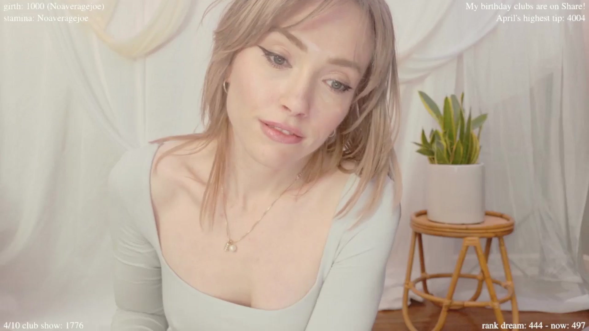 Gallery image thumbnail from bdaycolette's myfreecams stream on, 04/09/2025, 20:09 image 20 of 20