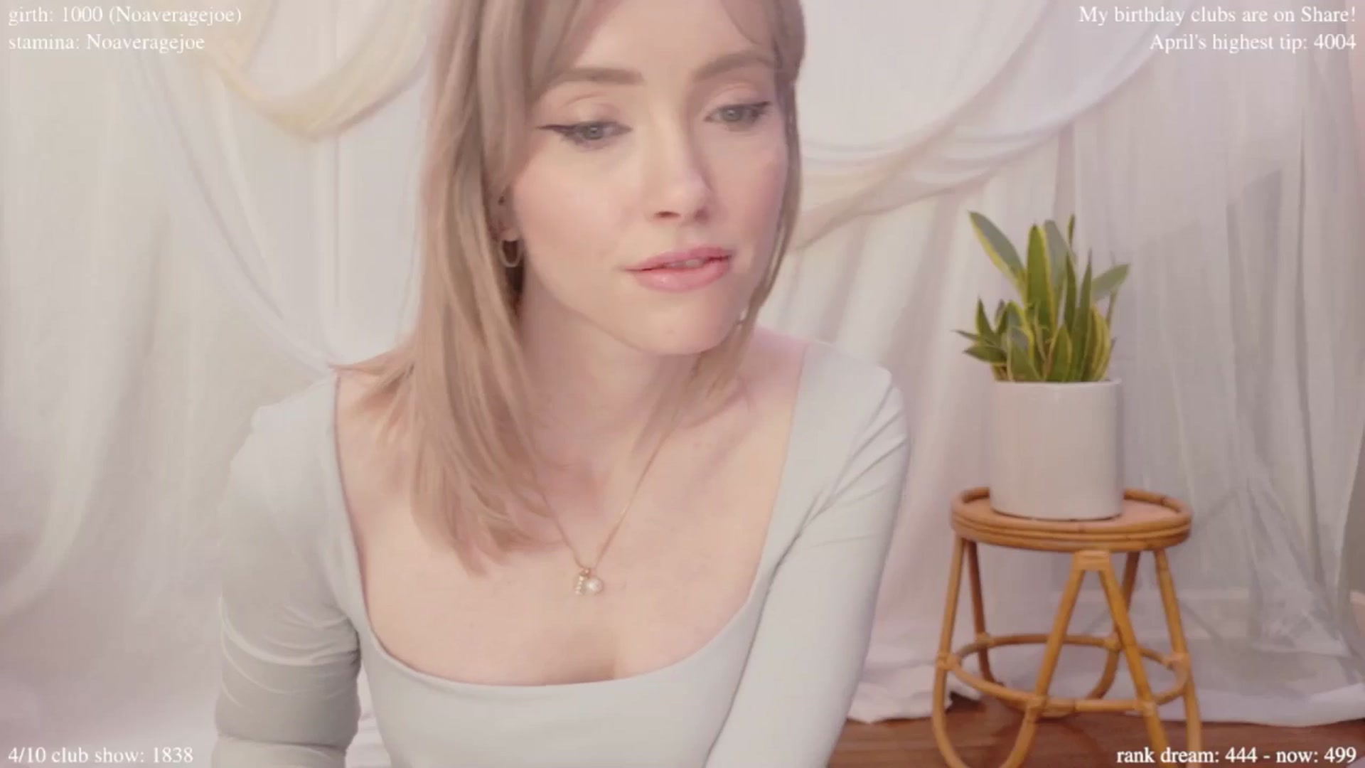 Gallery image thumbnail from bdaycolette's myfreecams stream on, 04/09/2025, 20:09 image 19 of 20