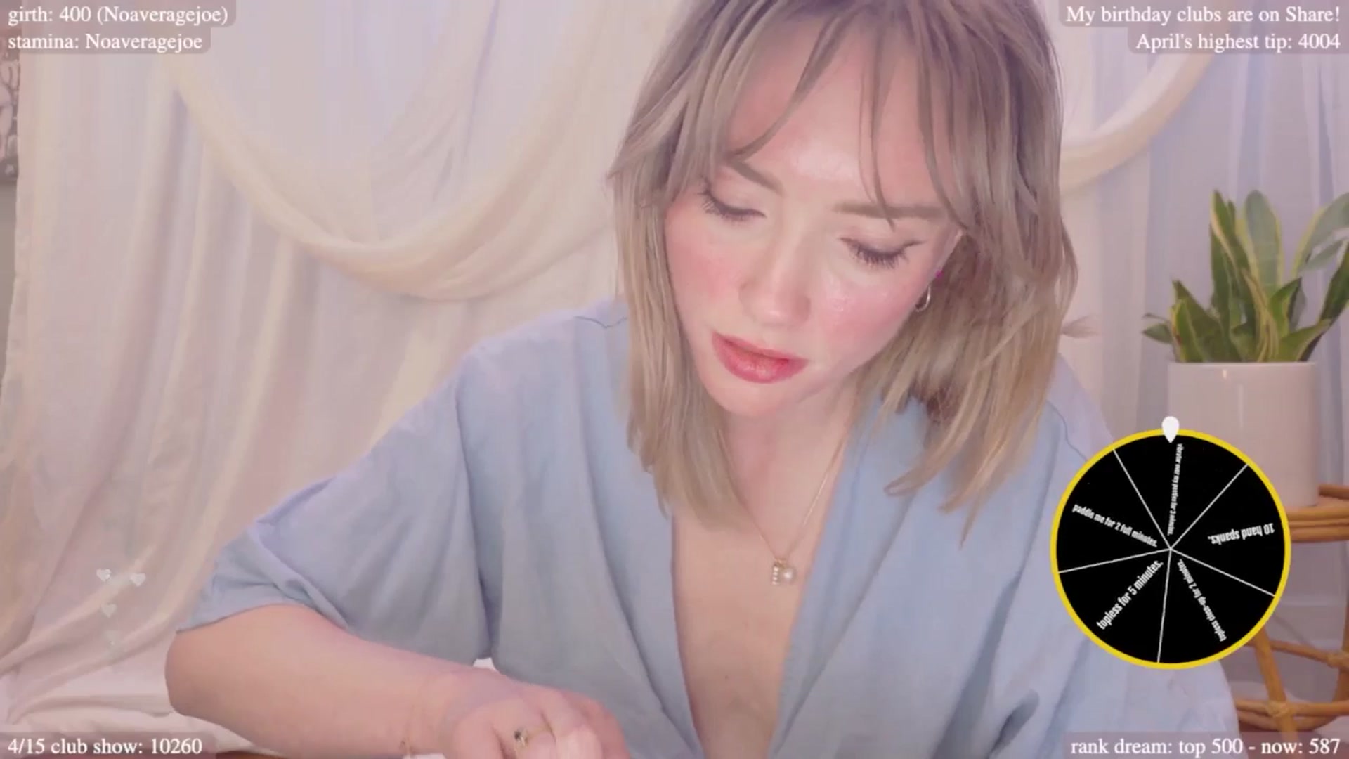 Gallery image thumbnail from bdaycolette's myfreecams stream on, 04/14/2025, 19:39 image 7 of 20