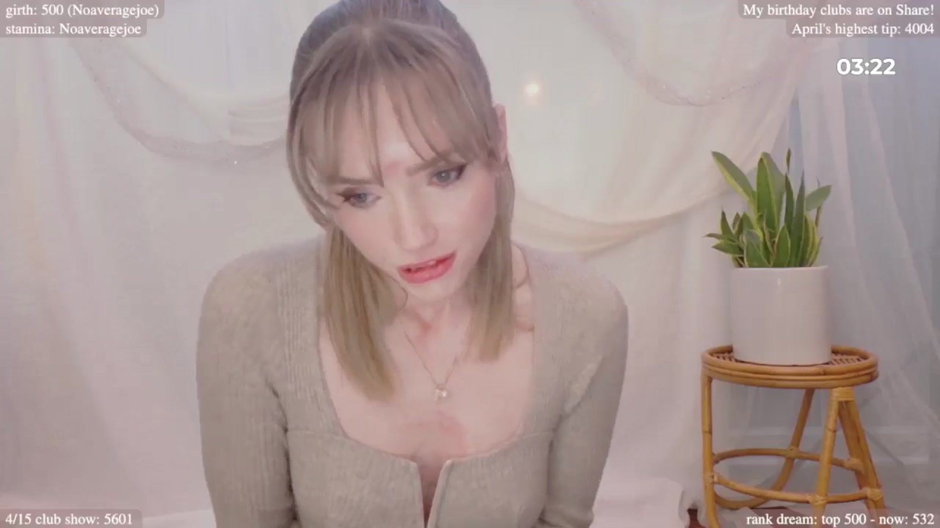 Gallery image thumbnail from bdaycolette's myfreecams stream on, 04/15/2025, 19:24 image 9 of 20