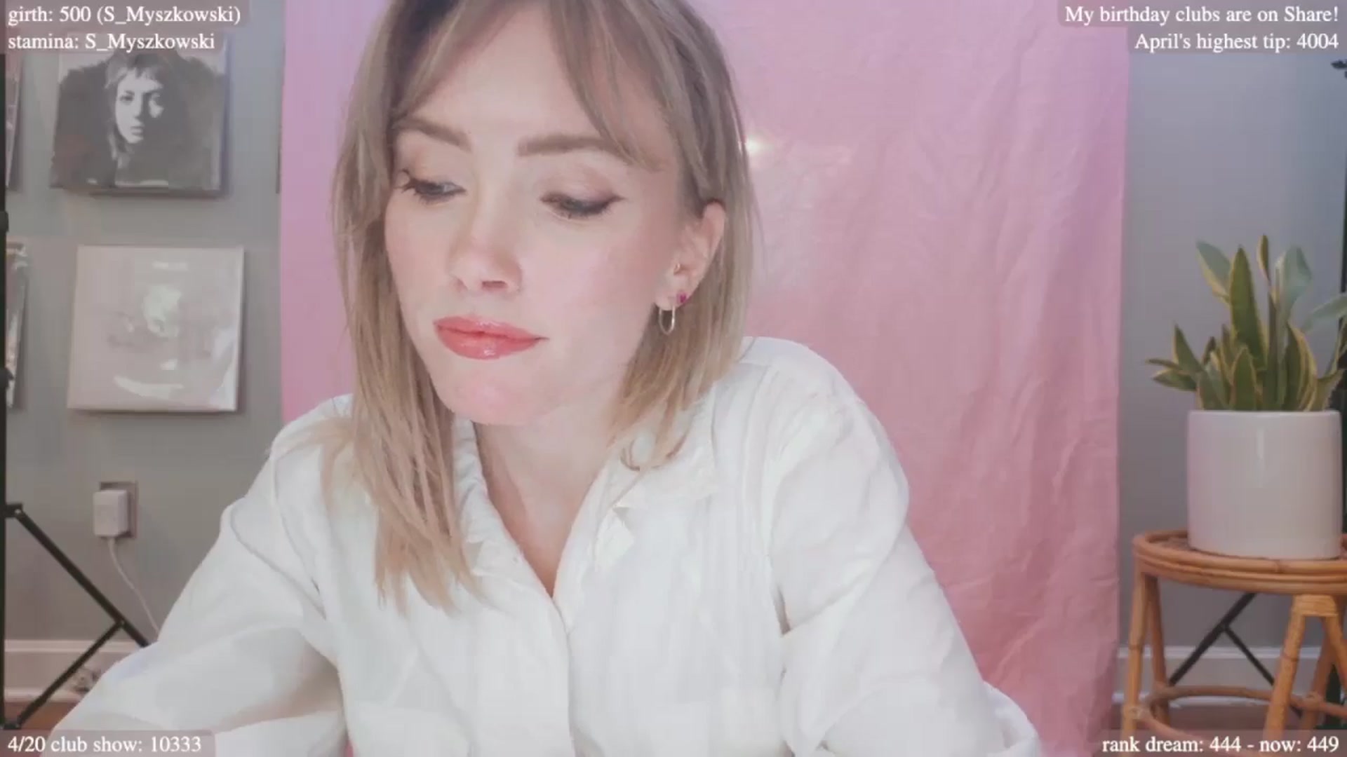 Gallery image thumbnail from bdaycolette's myfreecams stream on, 04/16/2025, 19:35 image 9 of 20