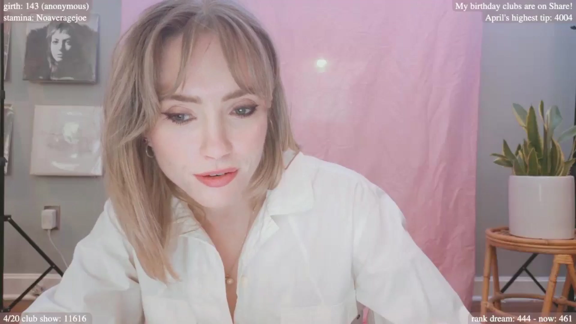 Gallery image thumbnail from bdaycolette's myfreecams stream on, 04/16/2025, 19:35 image 7 of 20