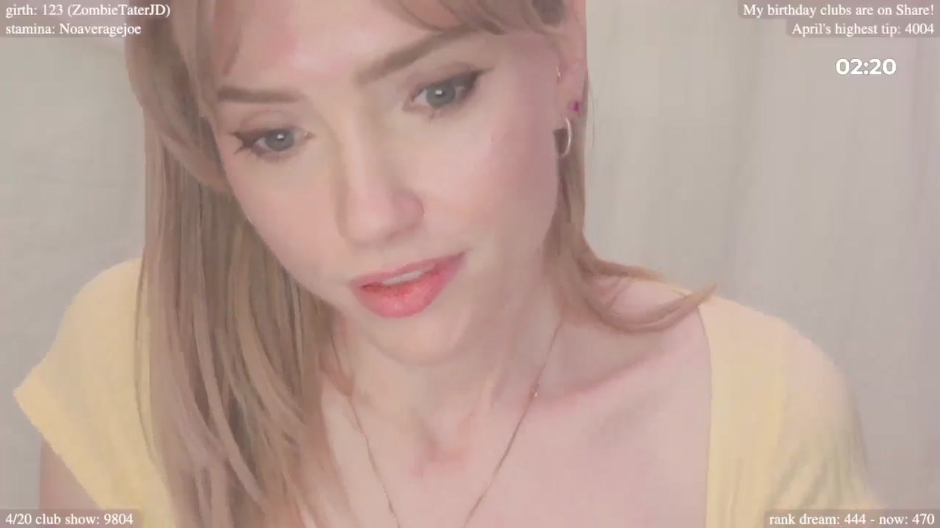 Gallery image thumbnail from bdaycolette's myfreecams stream on, 04/17/2025, 19:27 image 9 of 20