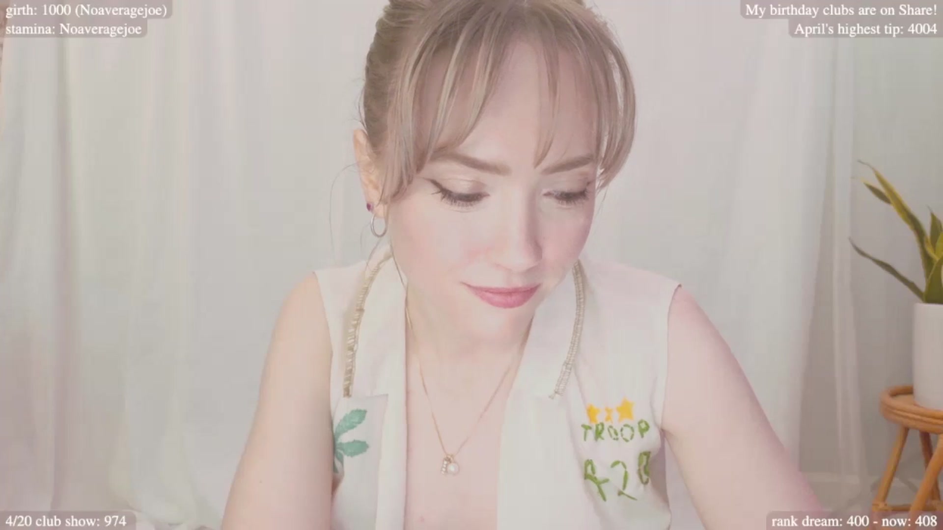 Gallery image thumbnail from bdaycolette's myfreecams stream on, 04/18/2025, 20:20 image 11 of 20