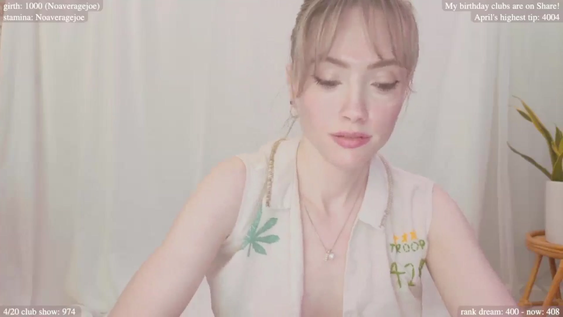 Gallery image thumbnail from bdaycolette's myfreecams stream on, 04/18/2025, 20:20 image 10 of 20