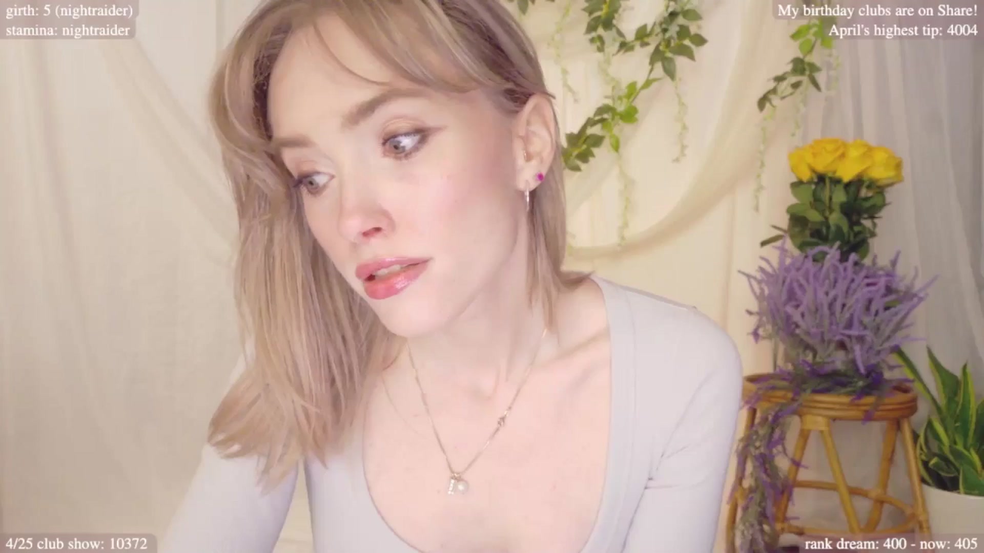 Gallery image thumbnail from bdaycolette's myfreecams stream on, 04/21/2025, 17:14 image 1 of 20