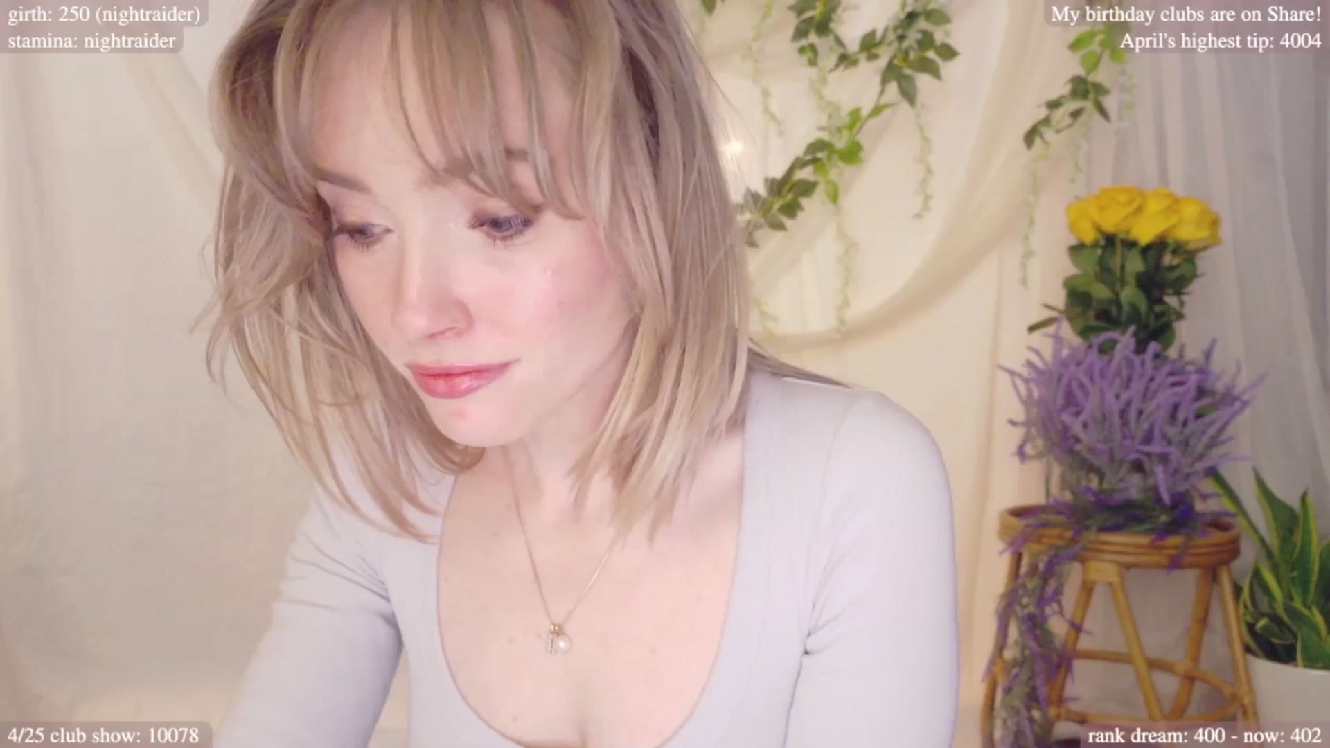 Gallery image thumbnail from bdaycolette's myfreecams stream on, 04/21/2025, 17:14 image 15 of 20