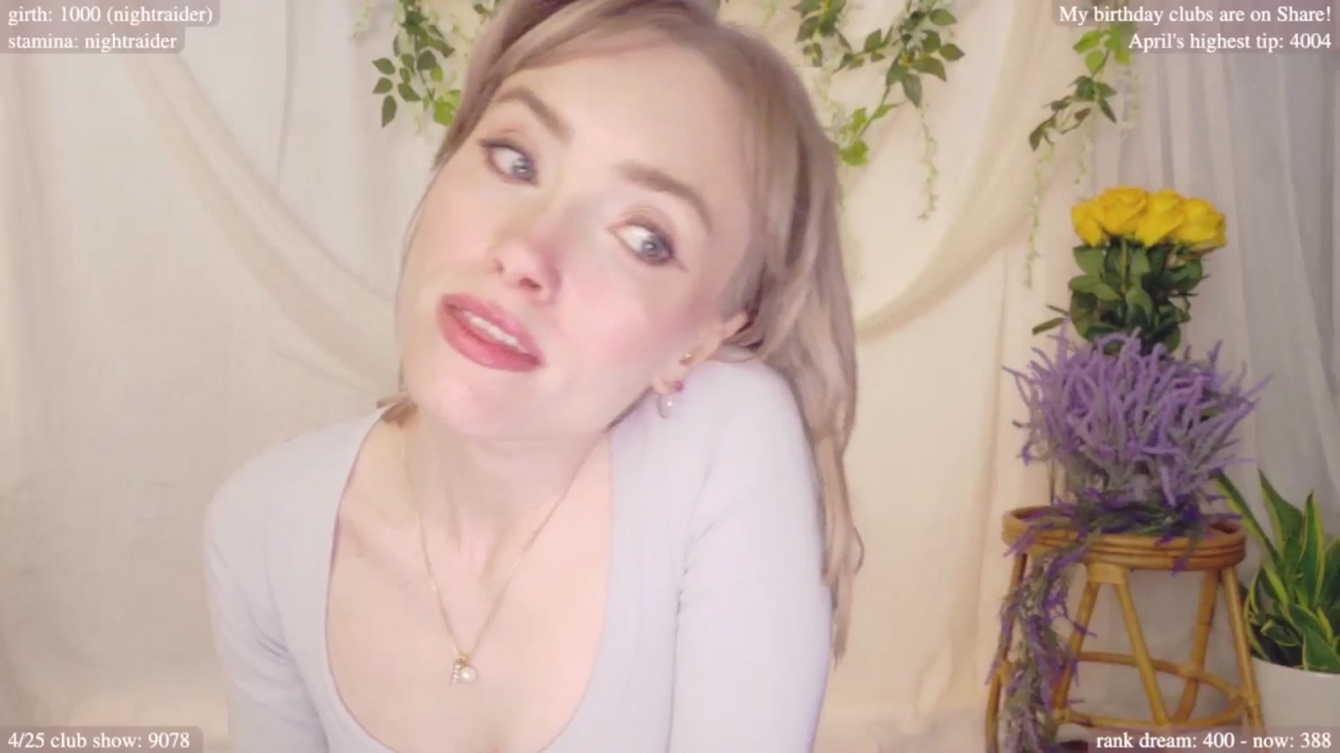 Gallery image thumbnail from bdaycolette's myfreecams stream on, 04/21/2025, 17:14 image 20 of 20