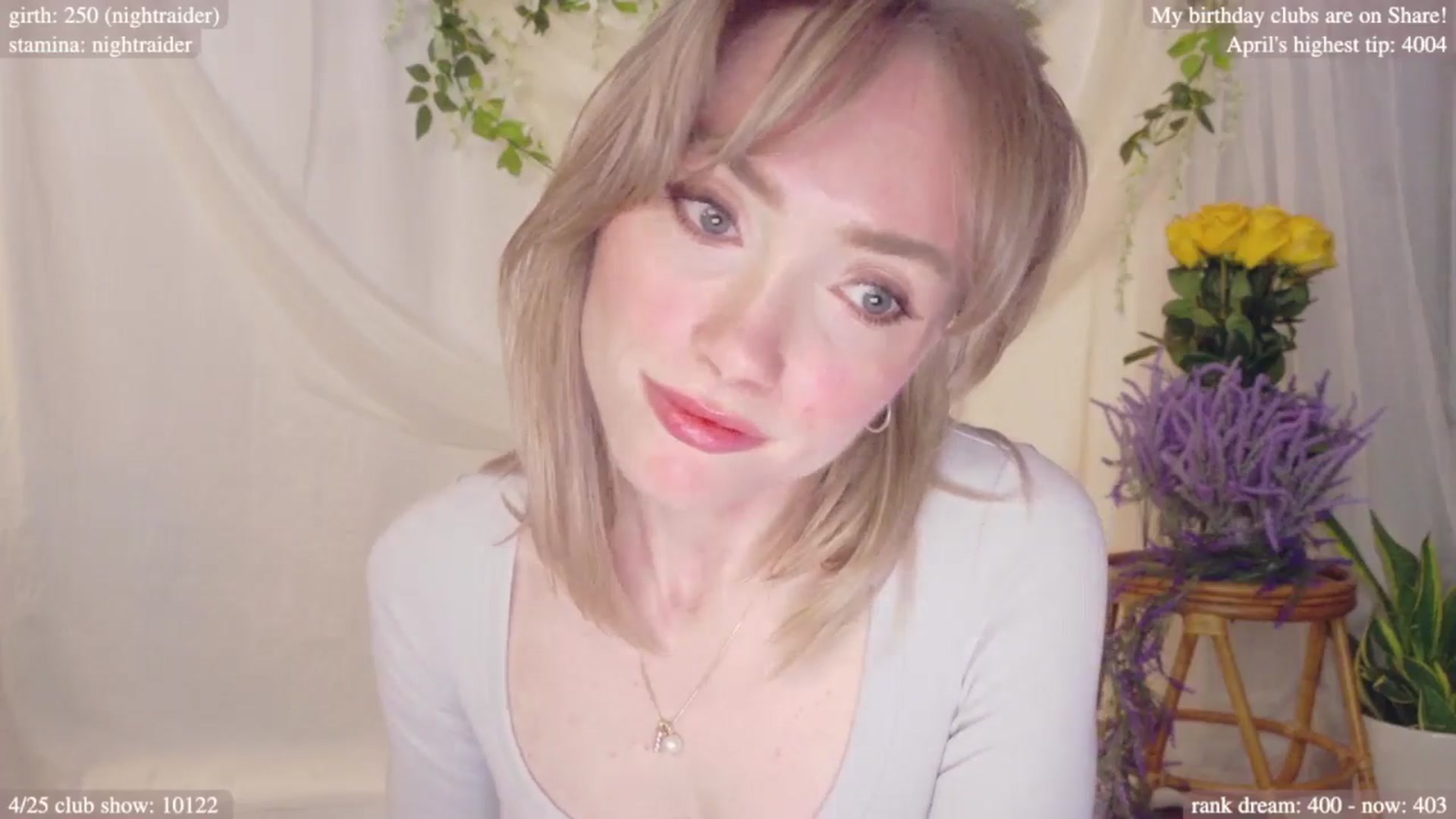 Gallery image thumbnail from bdaycolette's myfreecams stream on, 04/21/2025, 17:14 image 12 of 20