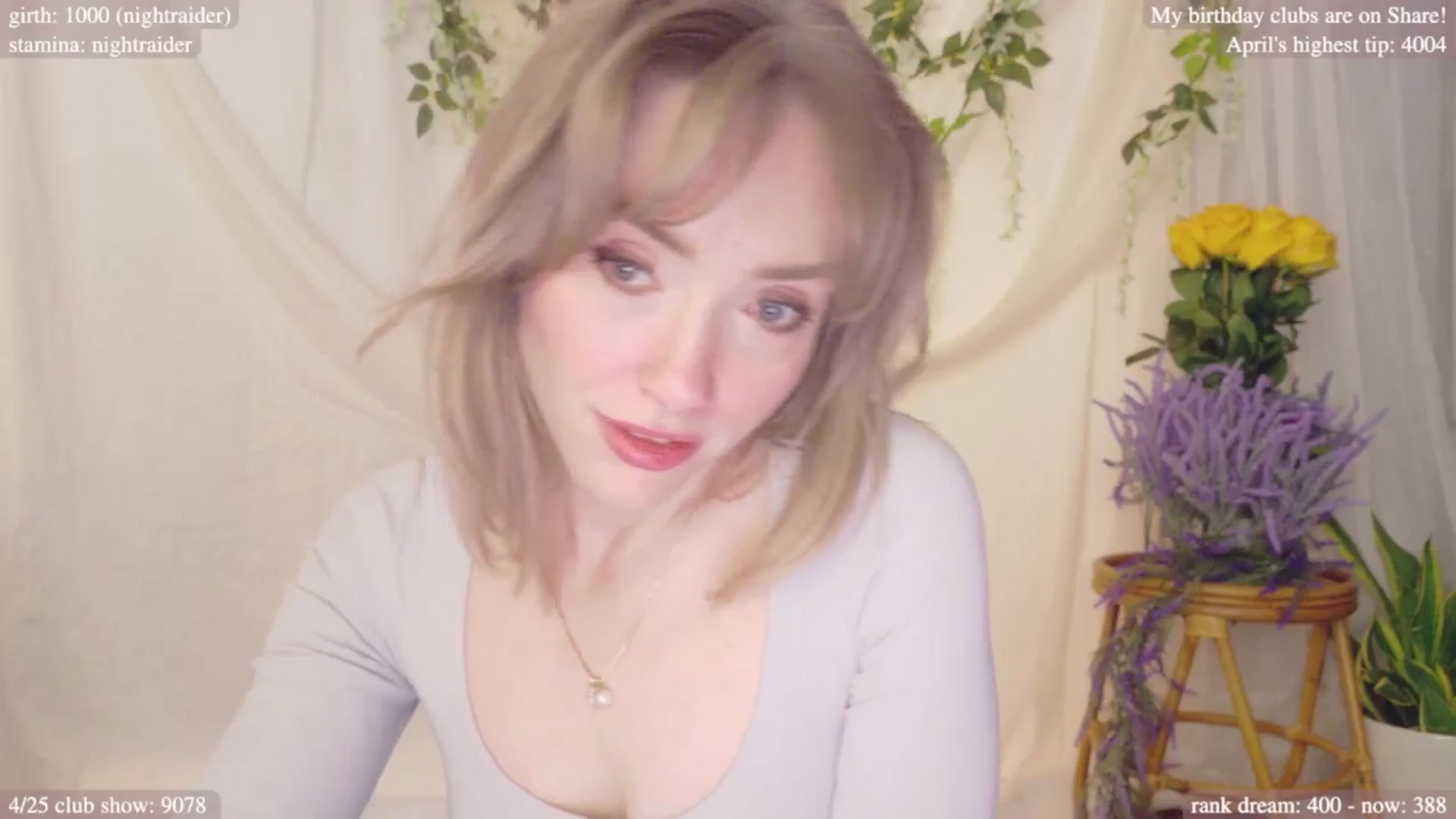 Gallery image thumbnail from bdaycolette's myfreecams stream on, 04/21/2025, 17:14 image 19 of 20