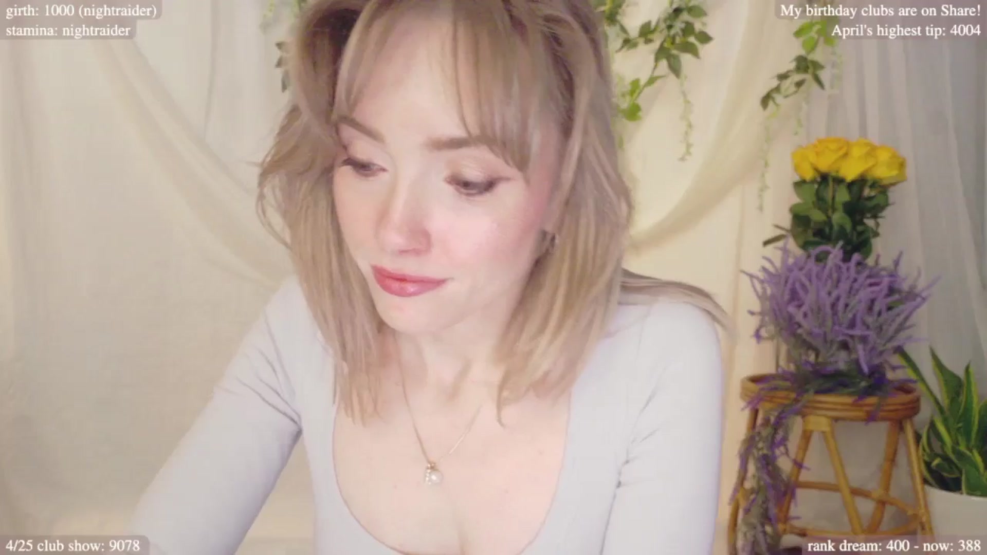 Gallery image thumbnail from bdaycolette's myfreecams stream on, 04/21/2025, 17:14 image 17 of 20