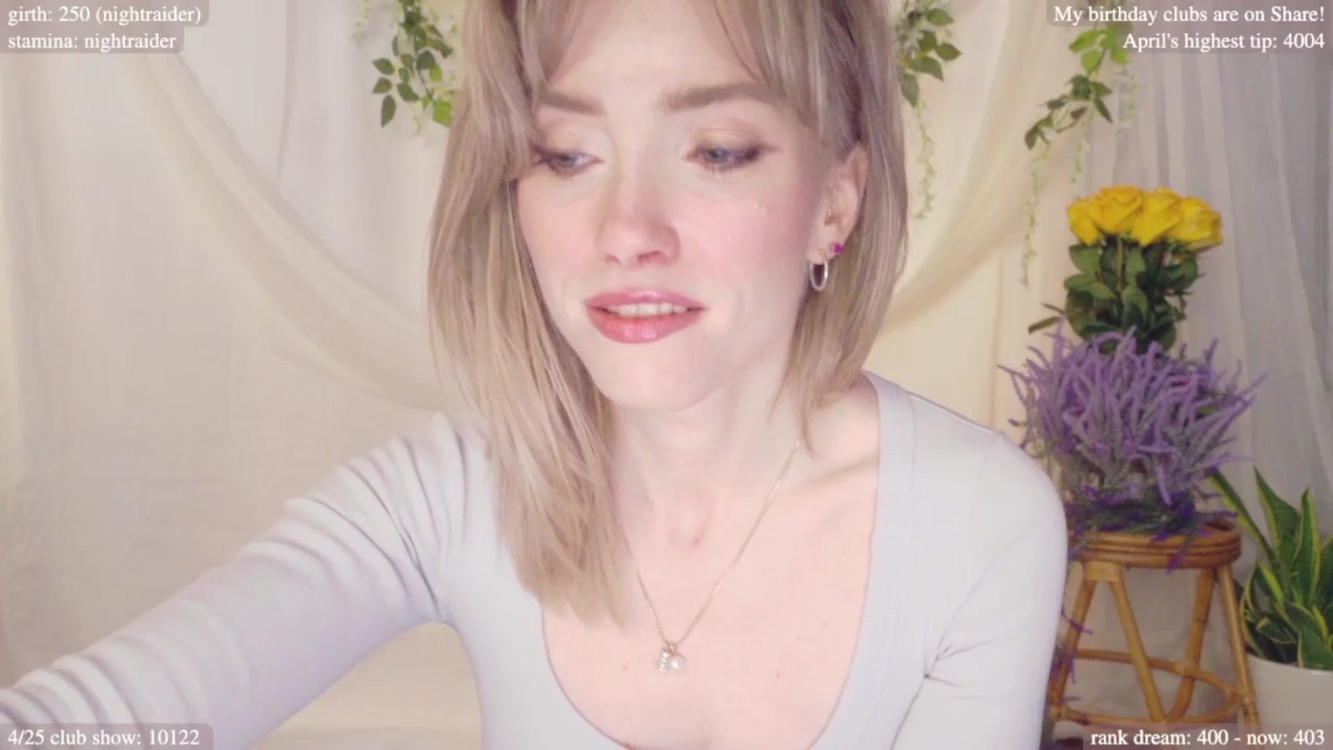 Gallery image thumbnail from bdaycolette's myfreecams stream on, 04/21/2025, 17:14 image 10 of 20